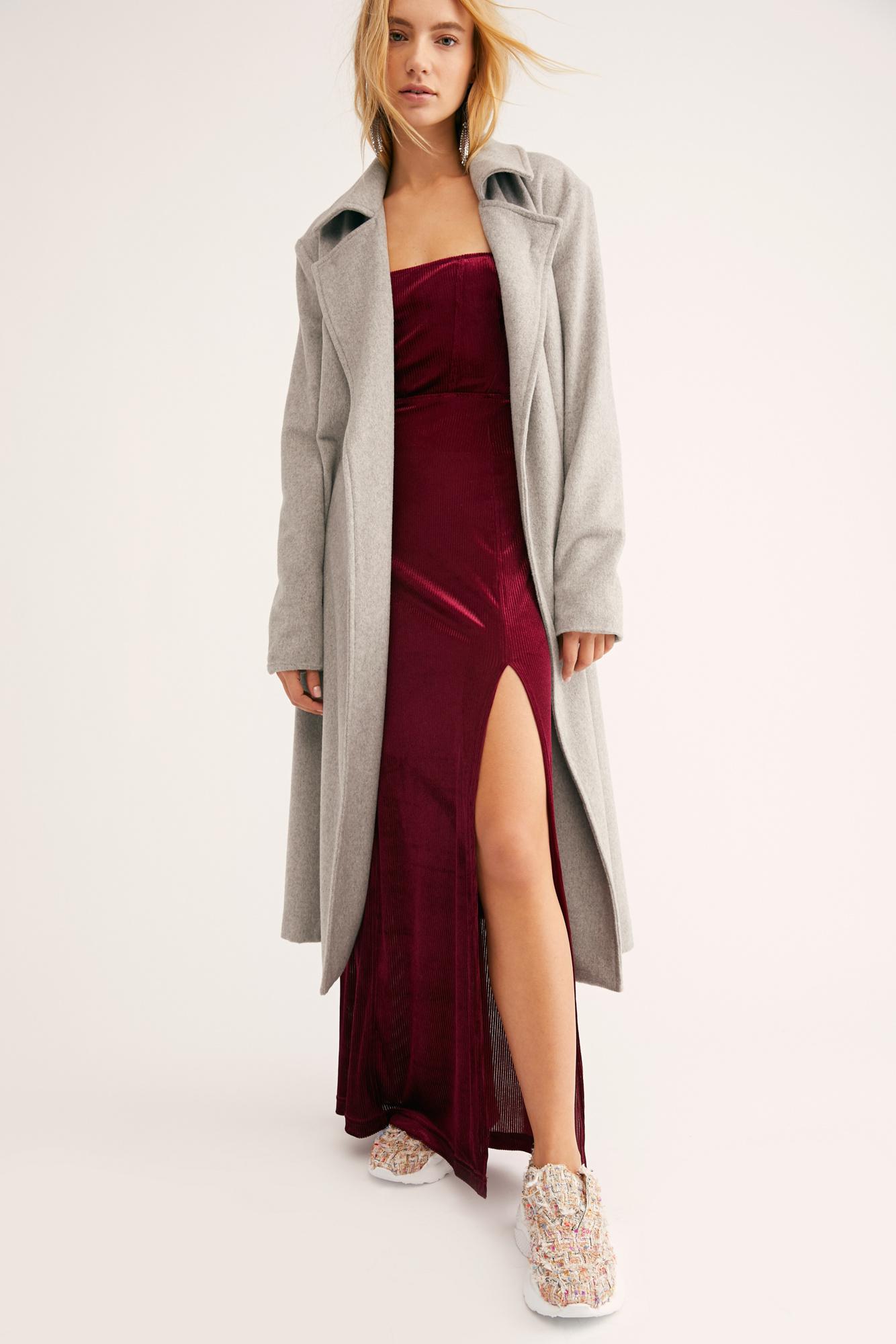 all i need velvet maxi slip