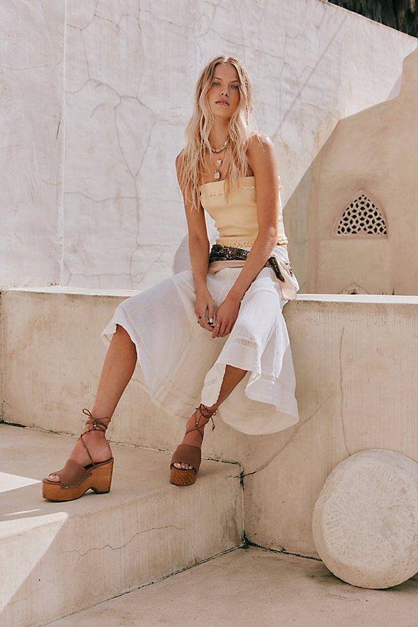 Front Row Wrap Clogs | Free People Ankle wrap clogs main image 1