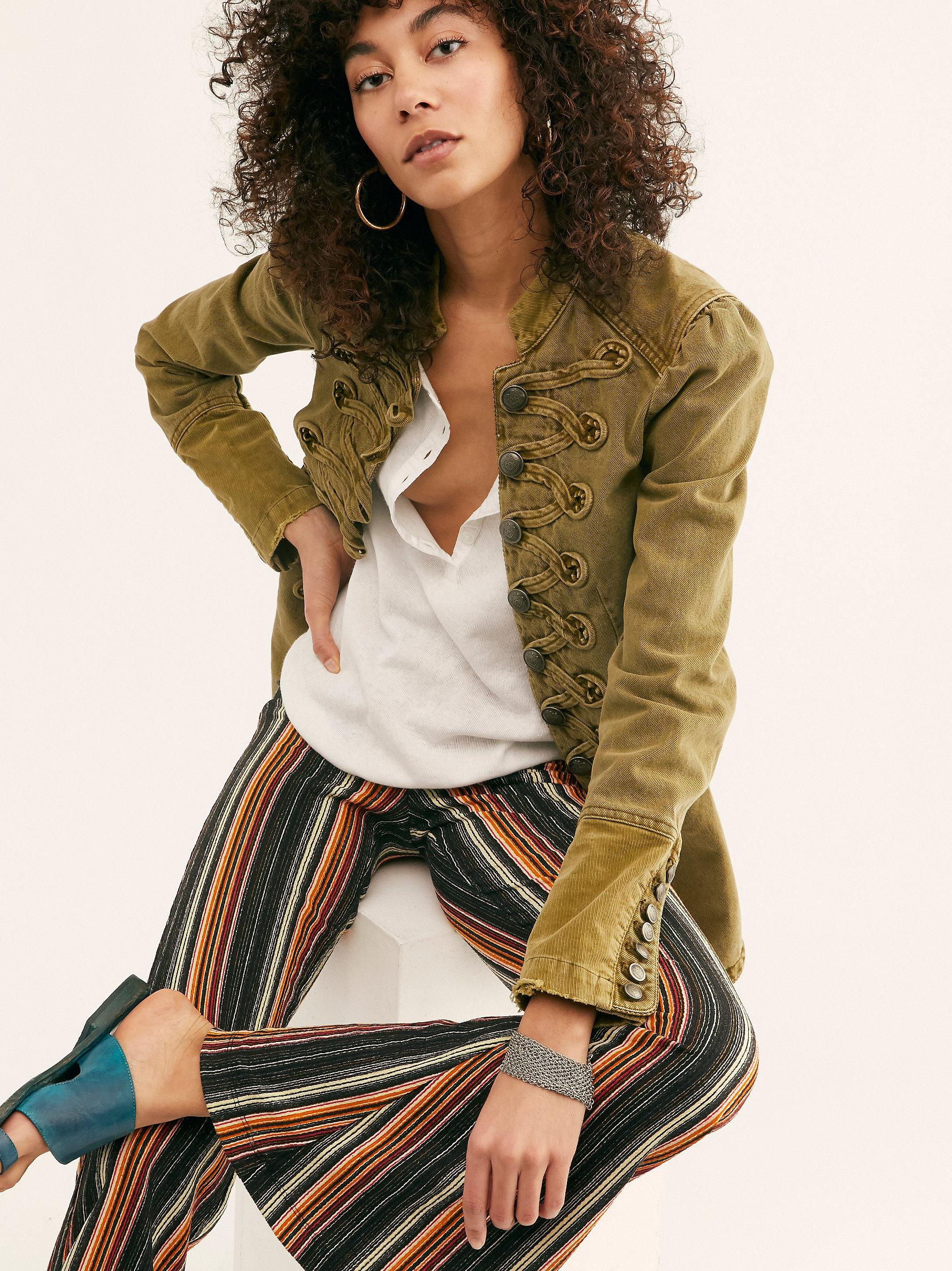 Denim Seamed And Structured Jacket 