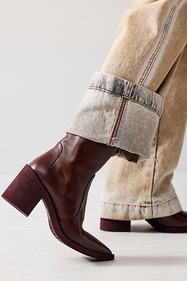 Free People Theo Ankle Boots in Red Lyst