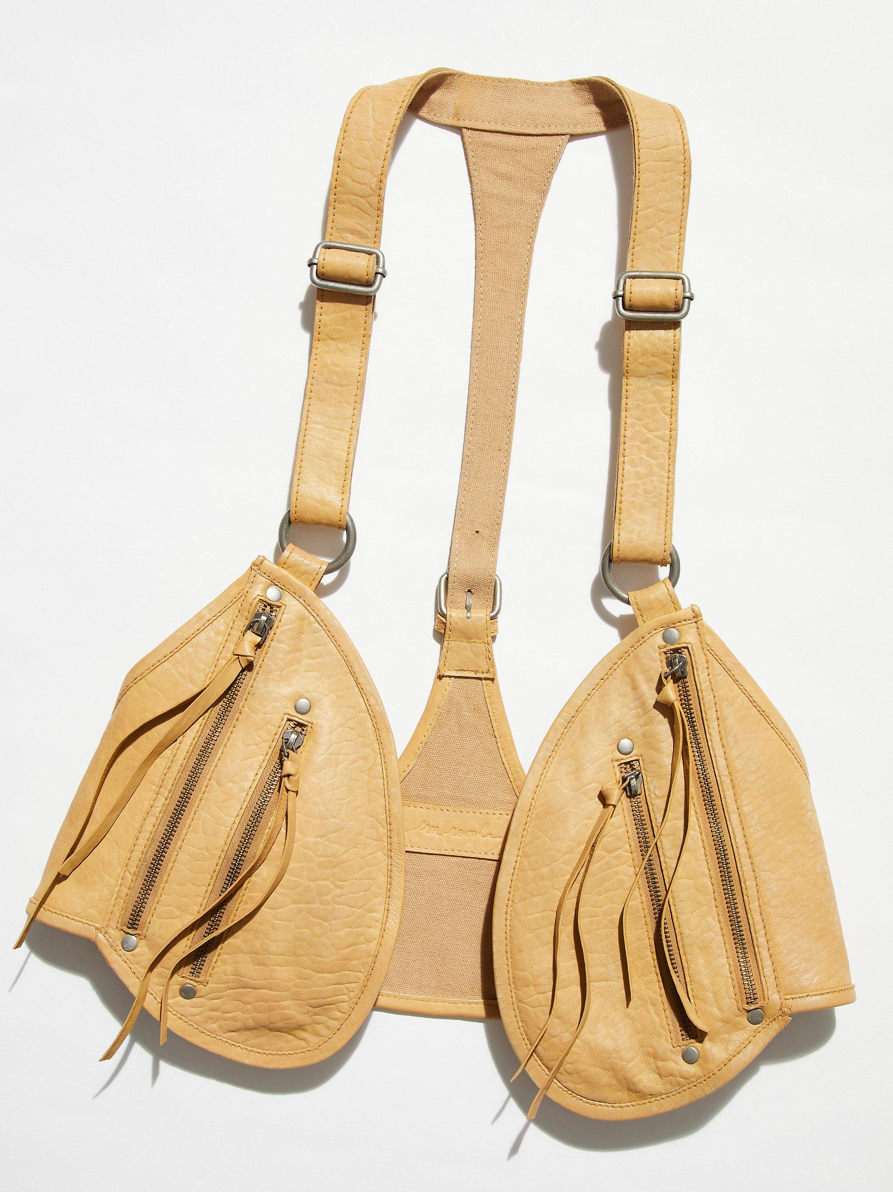 Free People Olympia Leather Harness Bag | Lyst