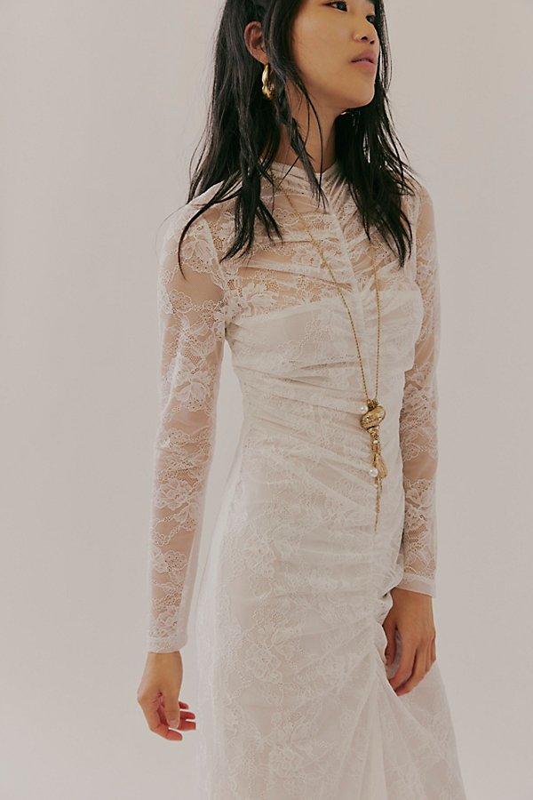 significant other nida sleeveless sheer lace maxi dress The Nida Maxi Dress in Sapphire. Sheer lace, fluid draping and a high slit. Designed to be timeless and effortlessly refined. Shop new arrivals via the link in bio. #TheSignificantOther