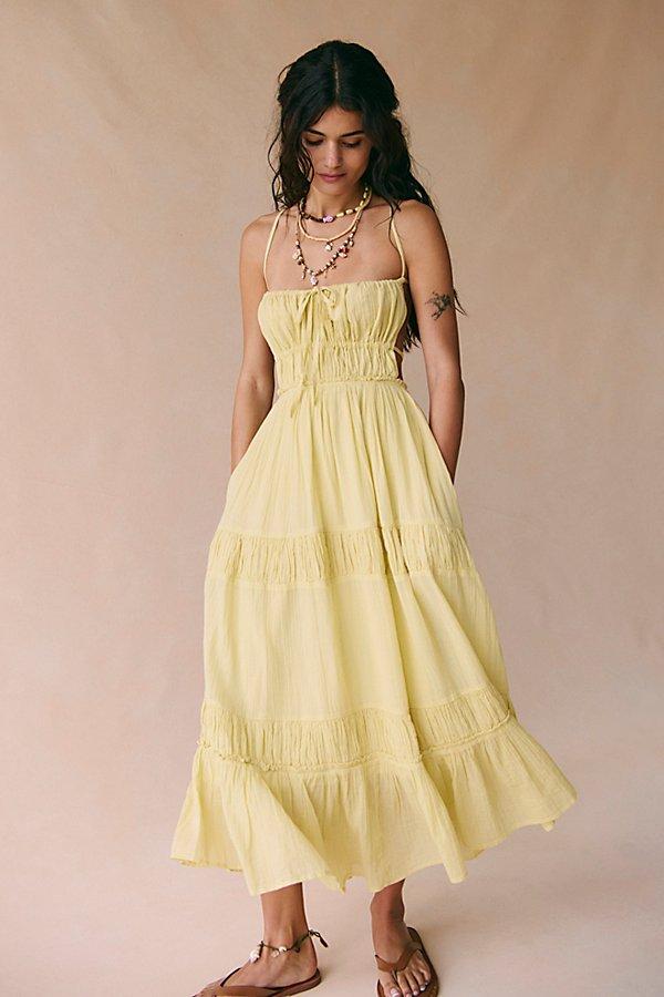 ombre pleated maxi dress The Golden Hour Sunset Ombre Pleated Maxi Dress
