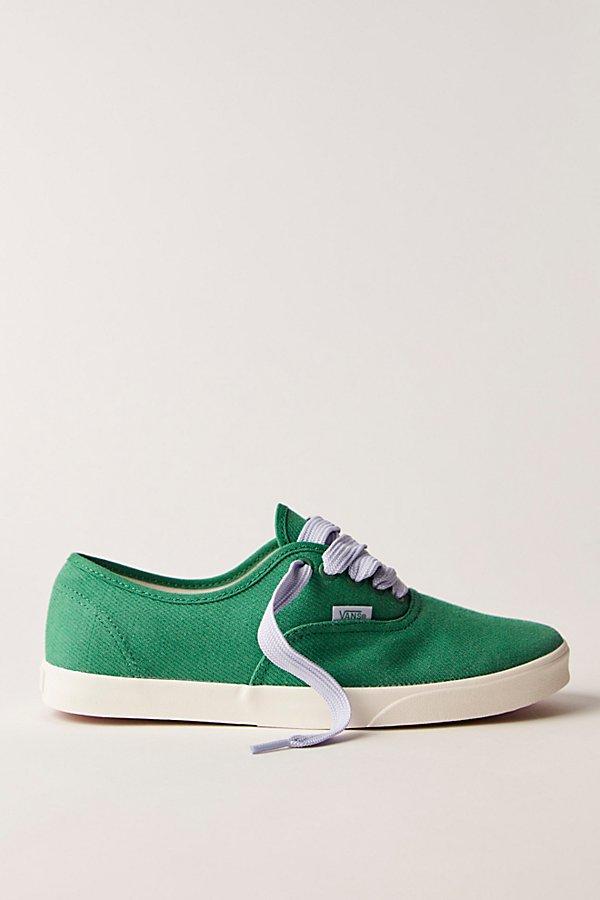 Vans Authentic Lowpro Suede Sneakers in Green | Lyst