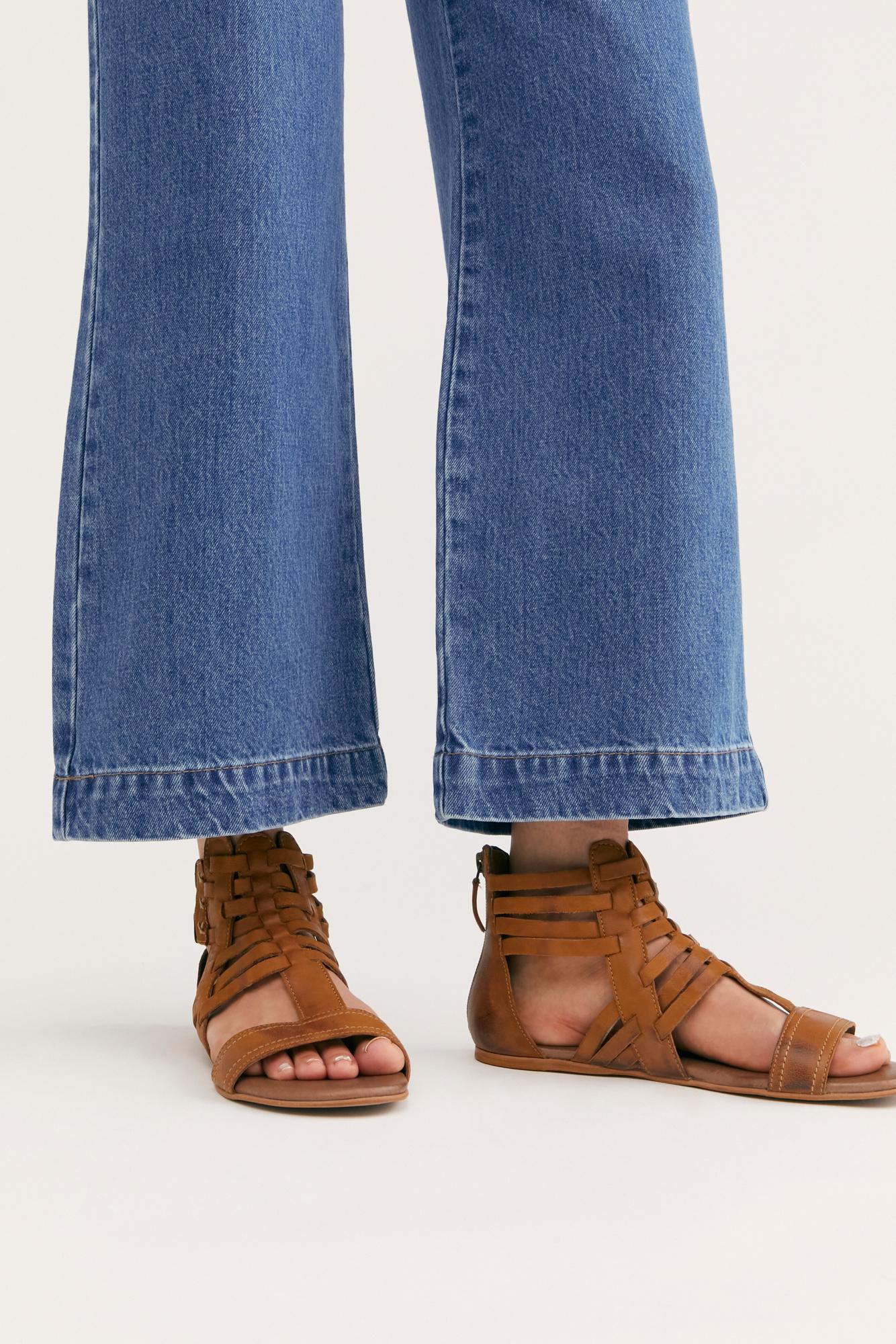 roan pearl gladiator sandals