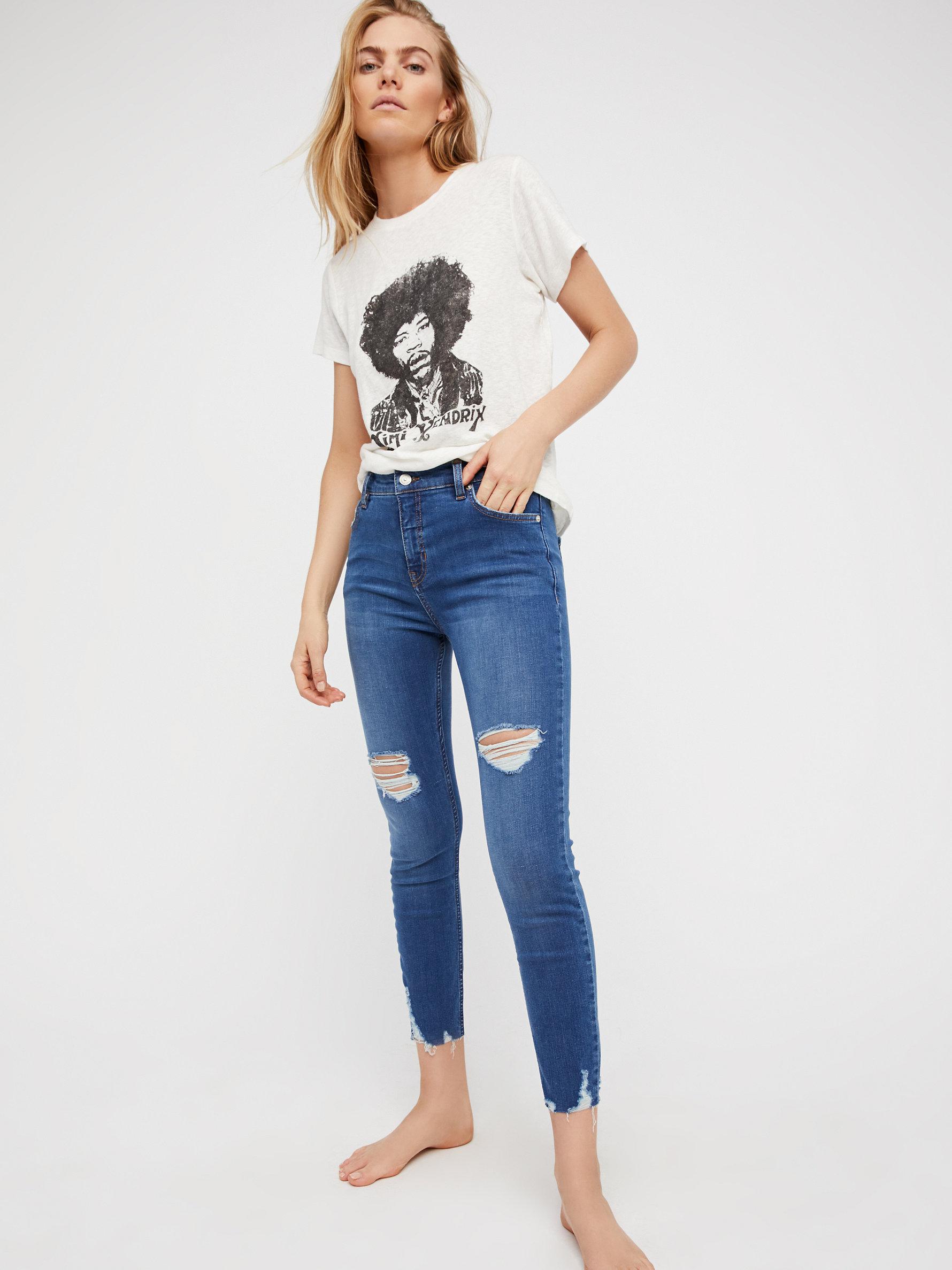 free people shark bite jeans