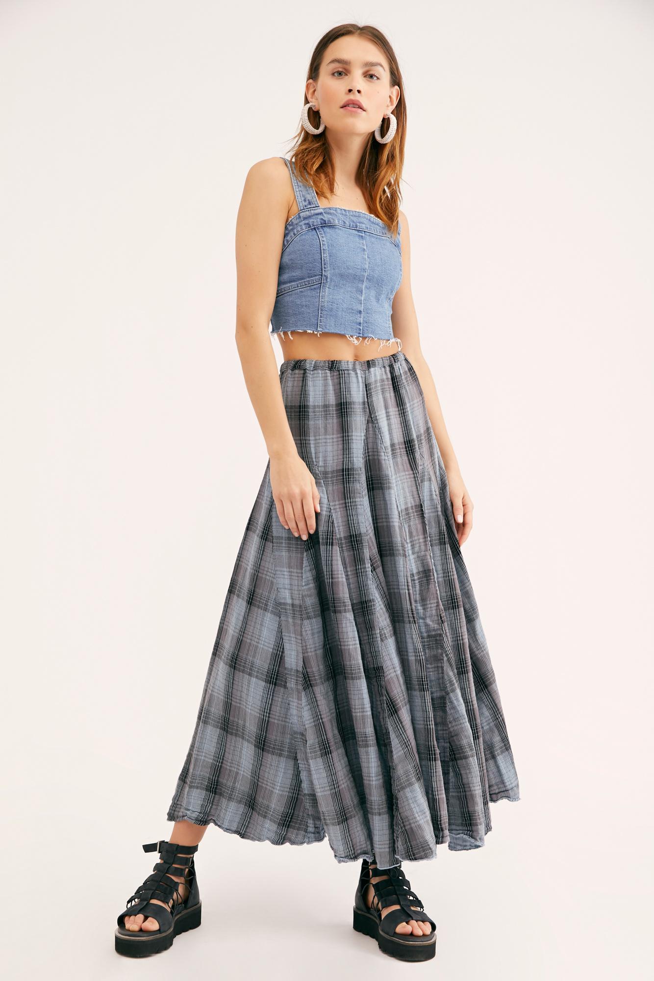 cp shades lily cotton maxi skirt