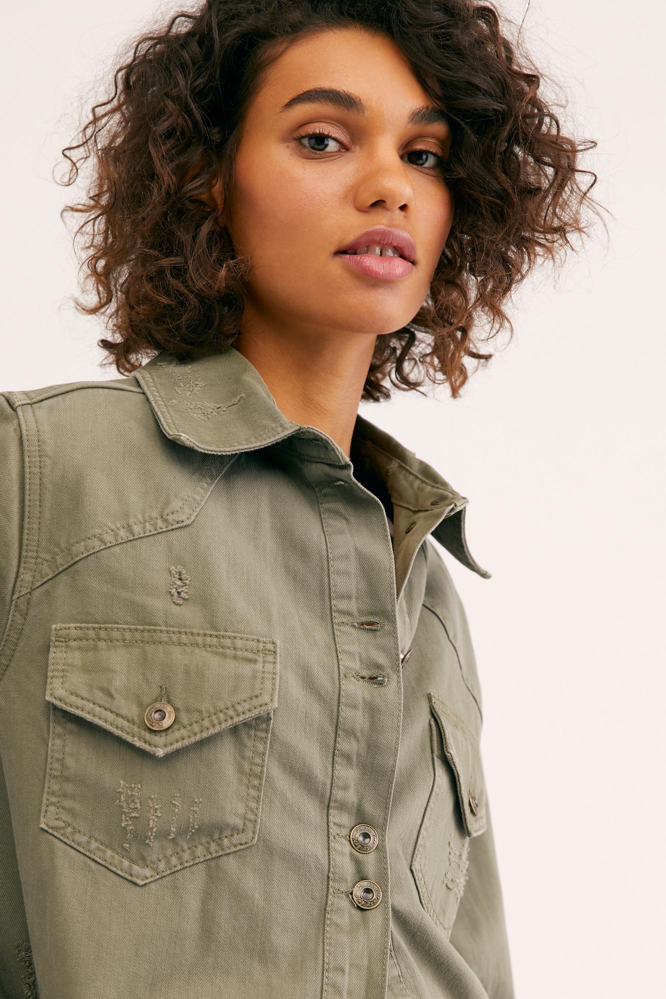 Moonchild Denim Shirt Jacket 