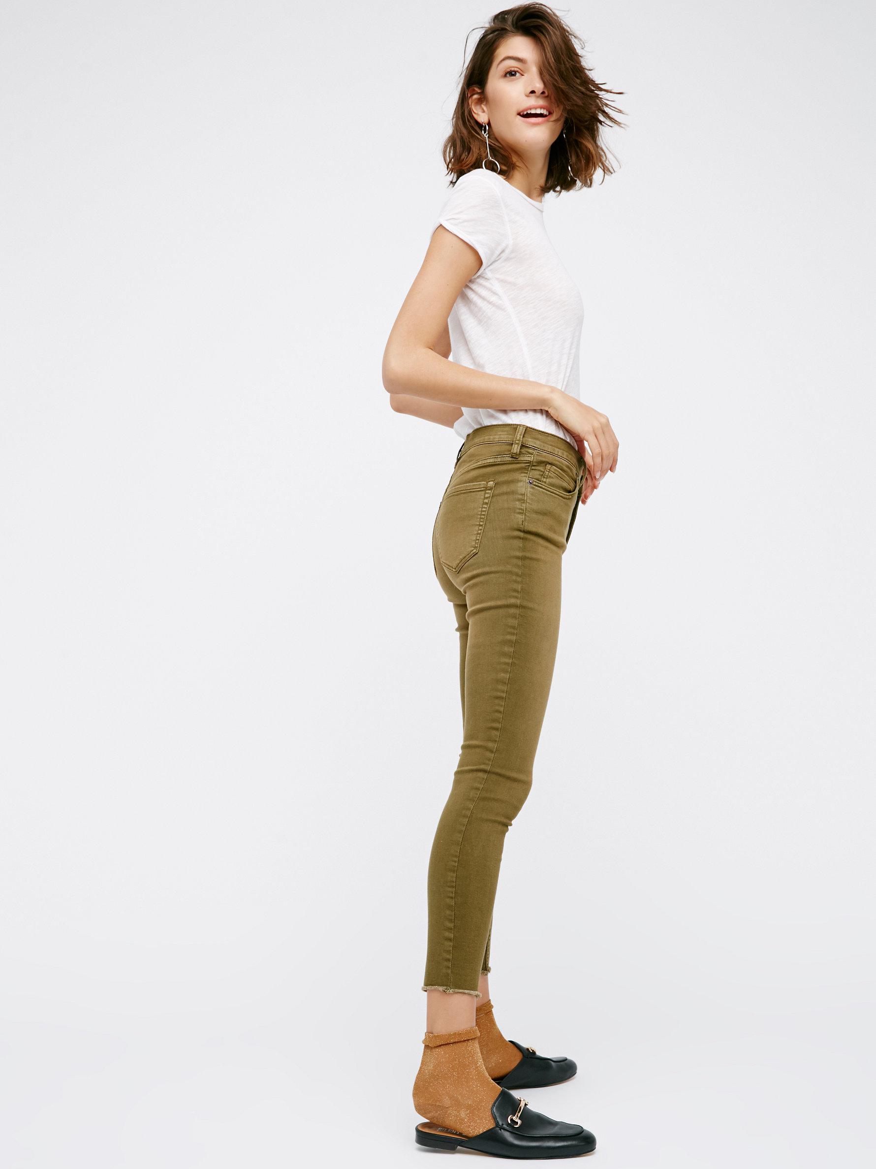 reagan button front jean