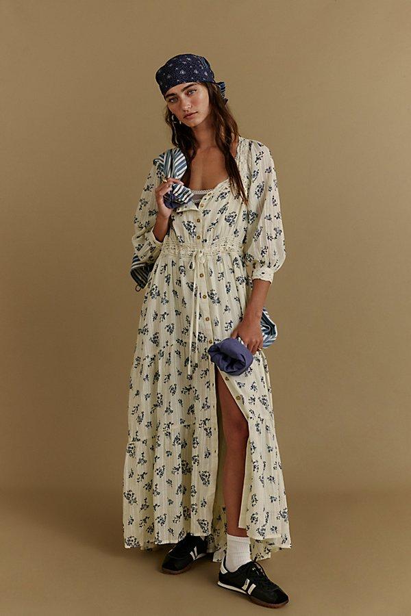 morning meadows long-sleeve maxi dress Free People Morning Meadows Long-Sleeve Maxi Dress