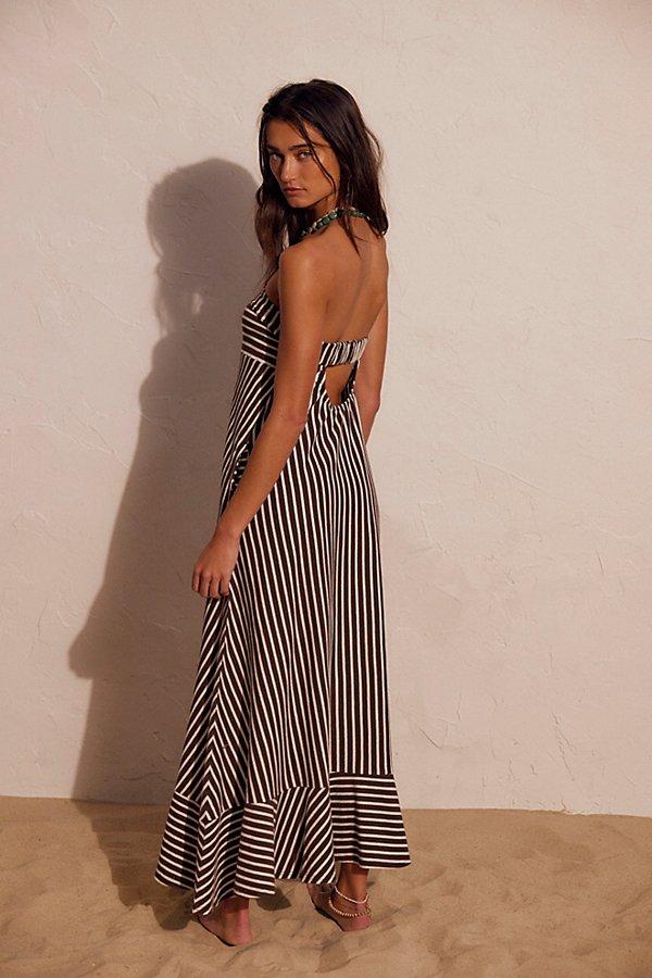 knee length dresses for ladies Cecelia Striped Maxi