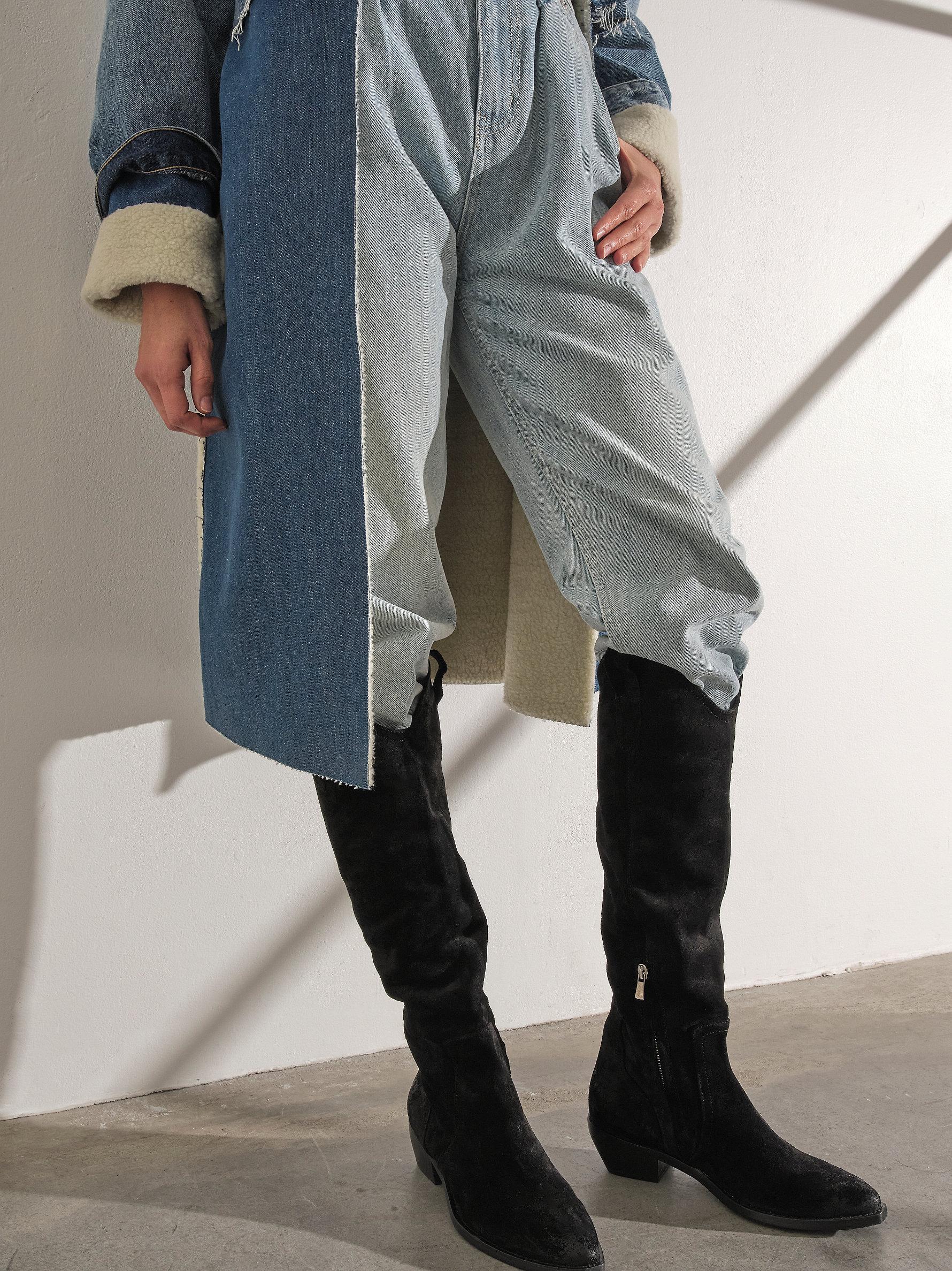 slouch western boots