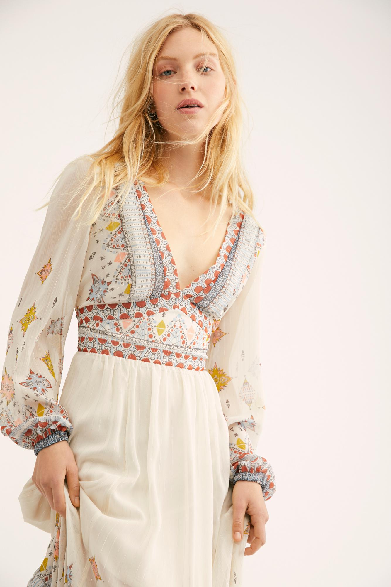 free people wishing well midi dress