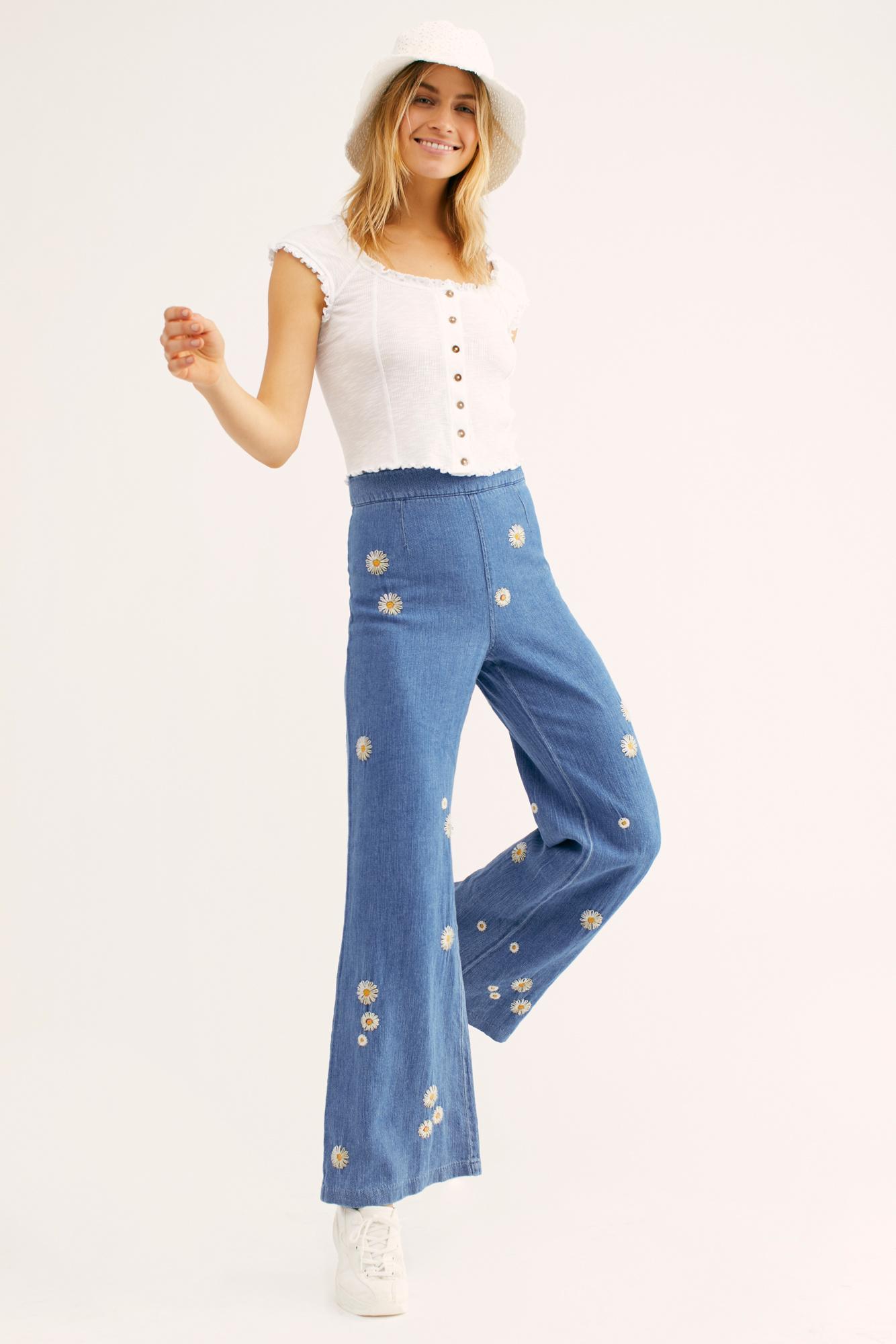 Free People Daisy Jeans By We The Free in Blue | Lyst