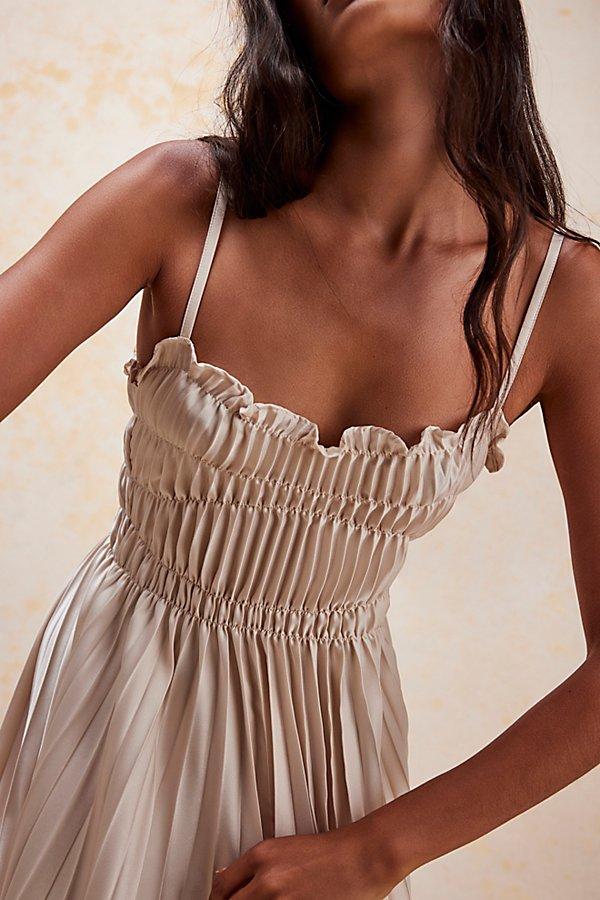 knee length dresses for ladies Impression Dress Metallic main image 0