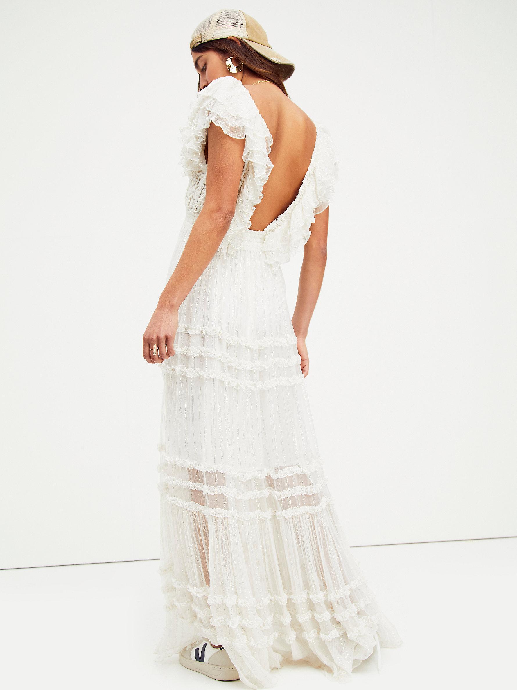 Free People Robe Longue En Nénuphar in 