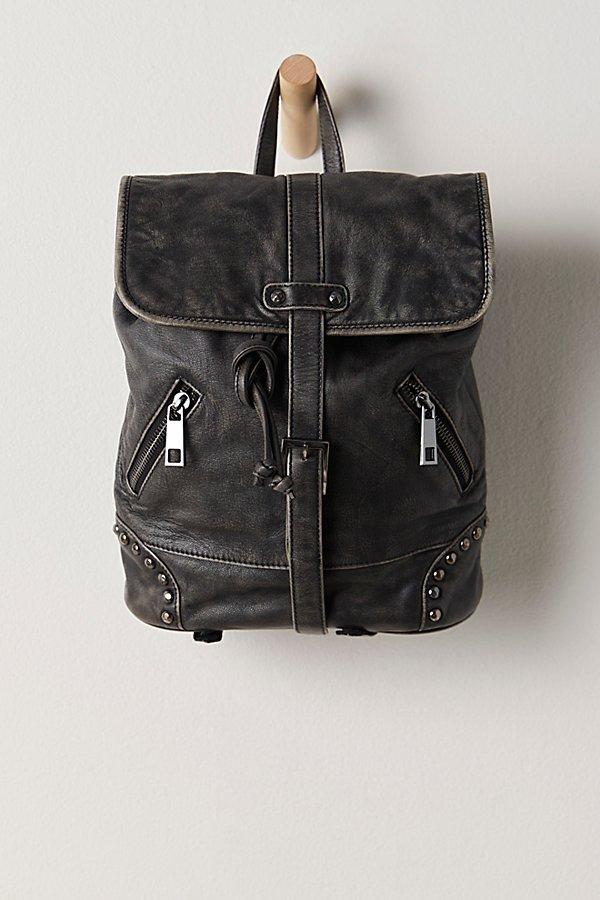 Free People Small Black Backpack Flight Satin Small Backpack | Free People main image 2