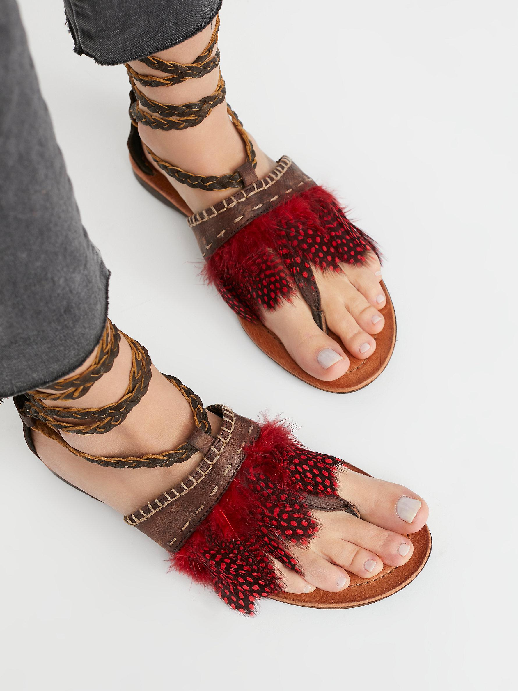 free people wrap sandals