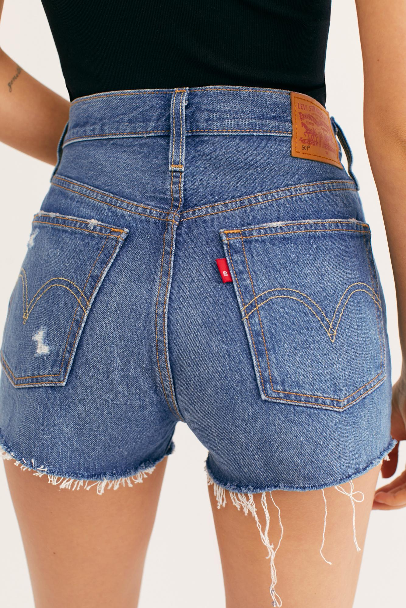 free people levi shorts