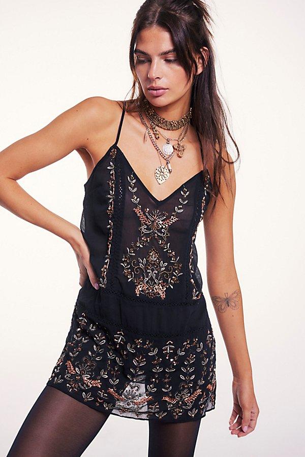 free people starstruck mini slip dress Starstruck Mini Slip by Intimately at Free People in Gold, Size: M