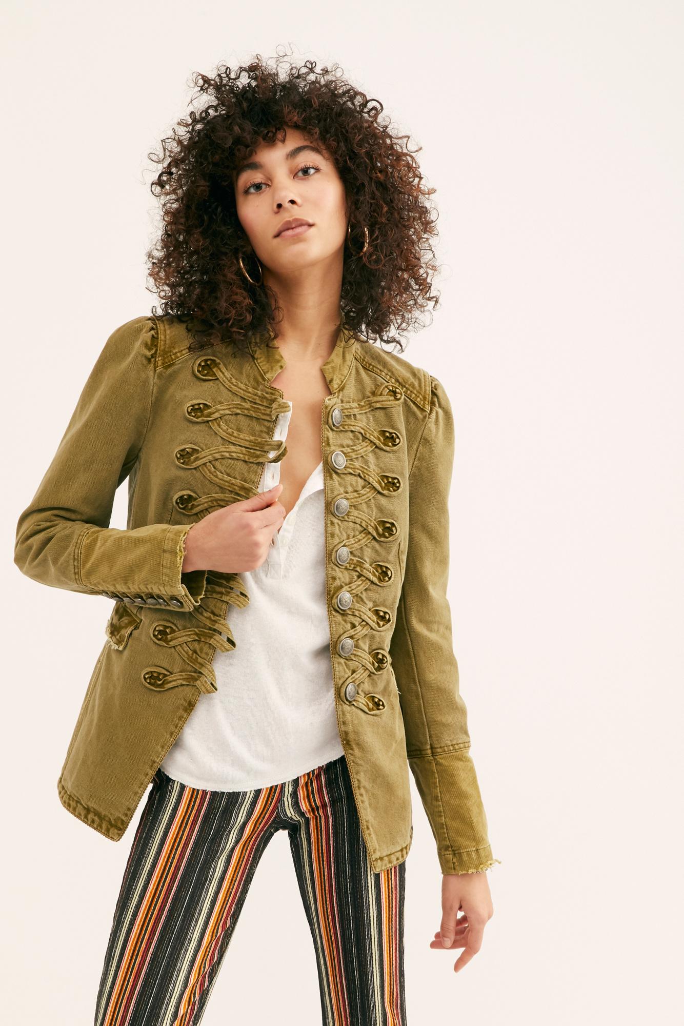 Denim Seamed And Structured Jacket 