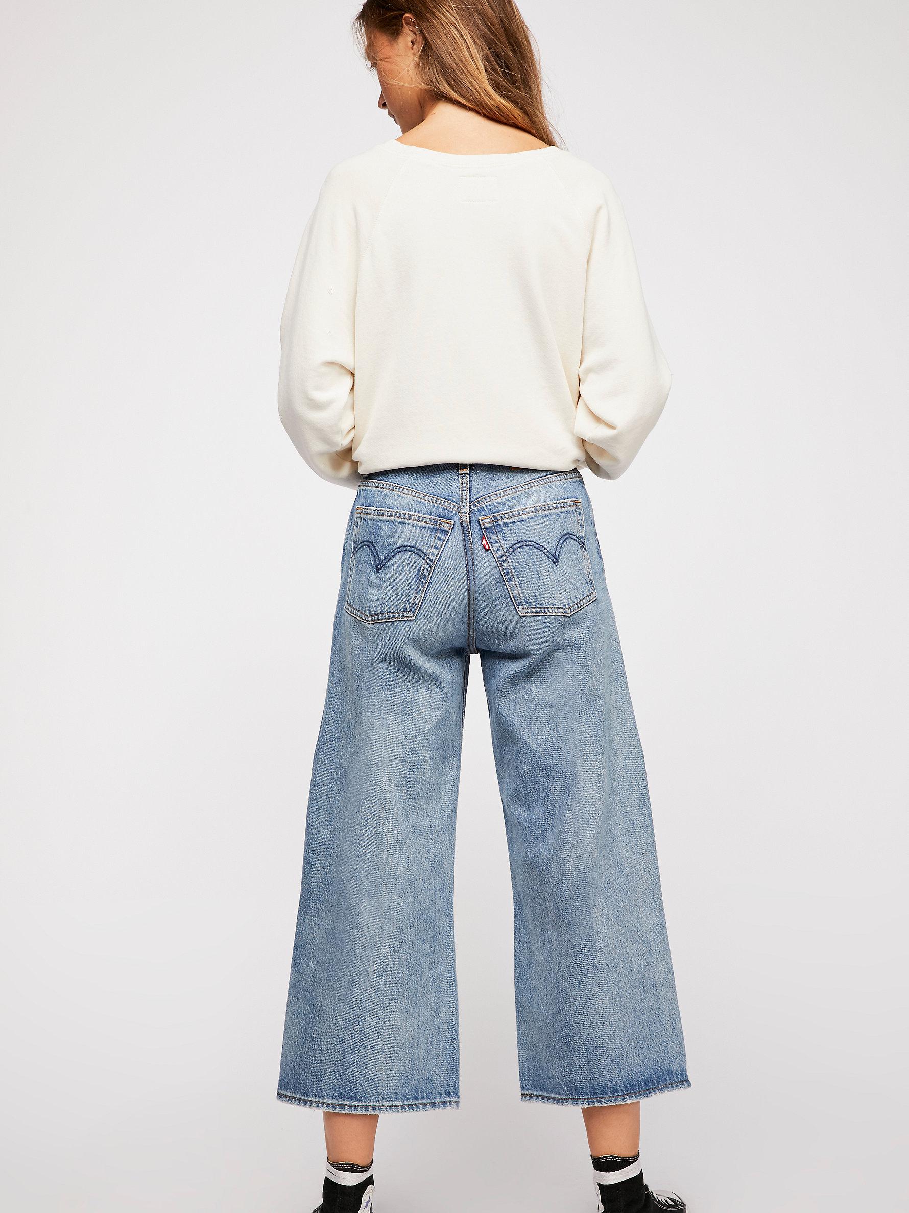 levi's high water wide leg