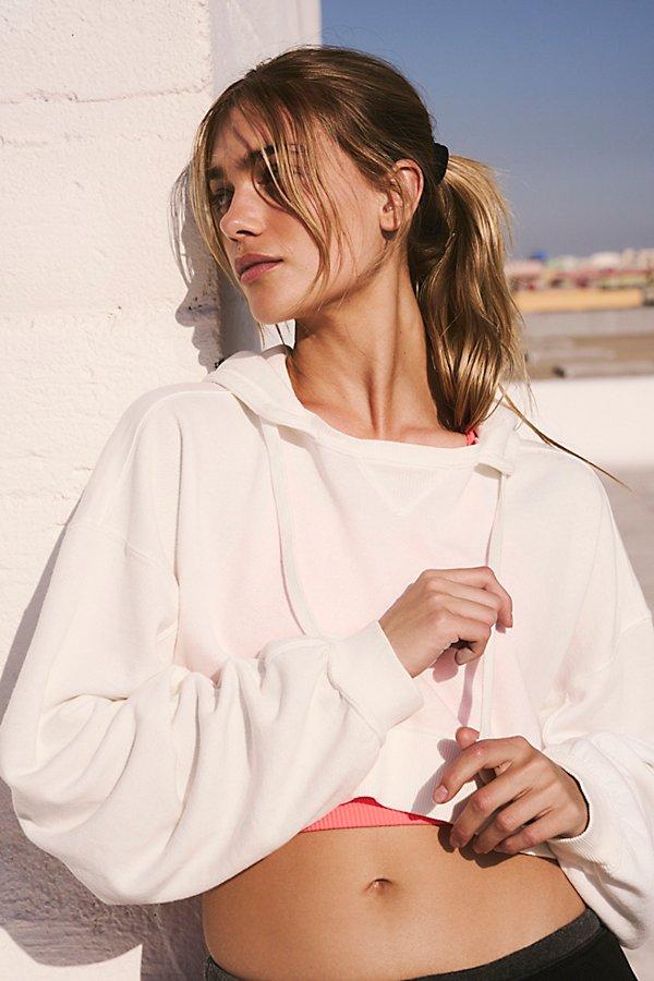 Free people cropped clearance hoodie