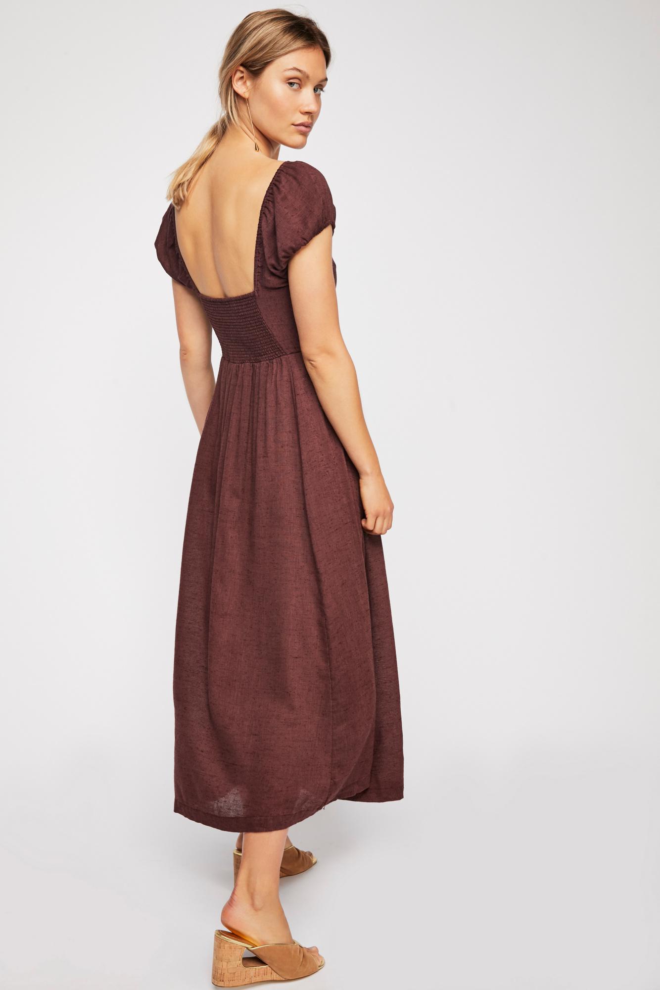 free people getaway midi dress