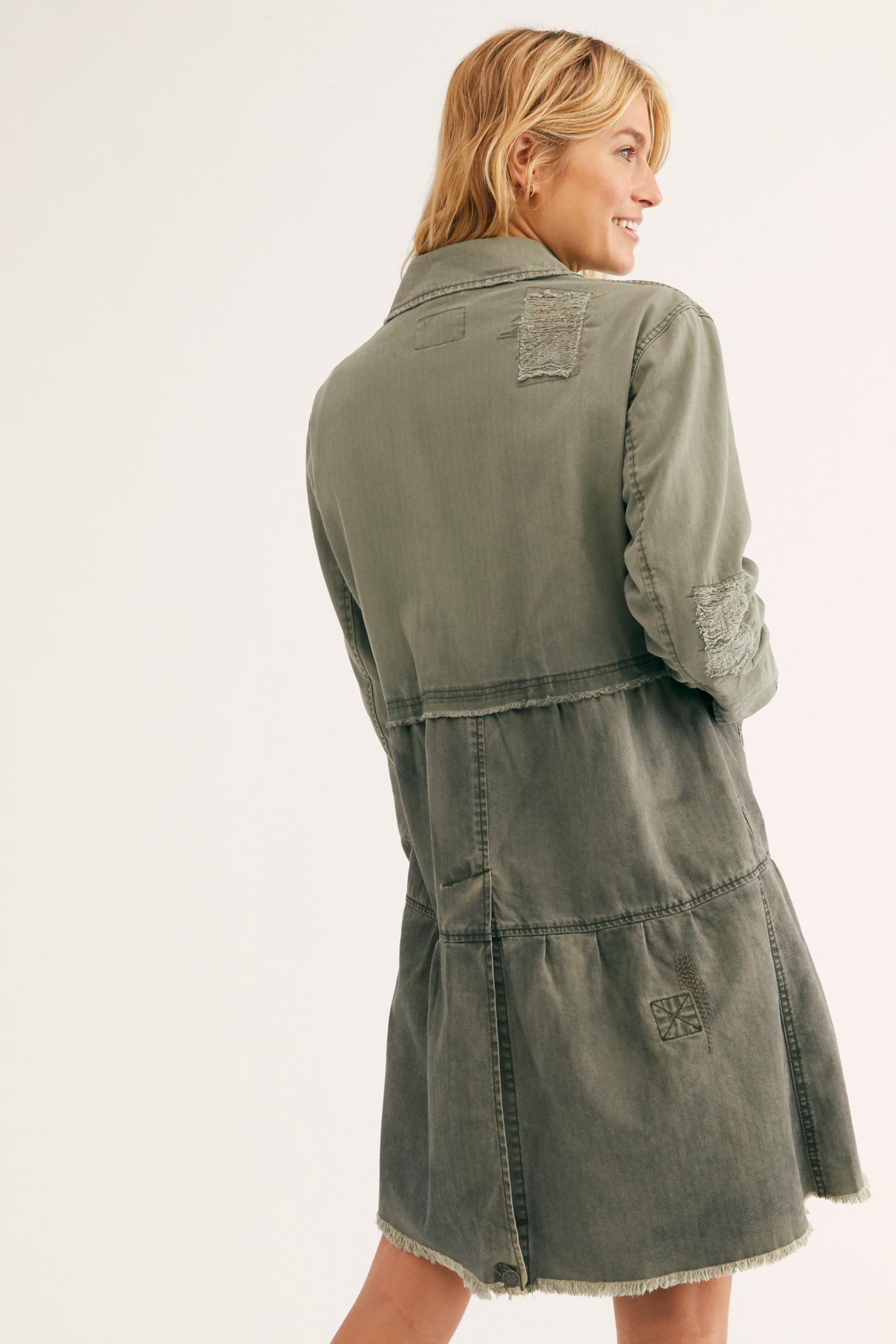 Free people tiered jacket Clearance