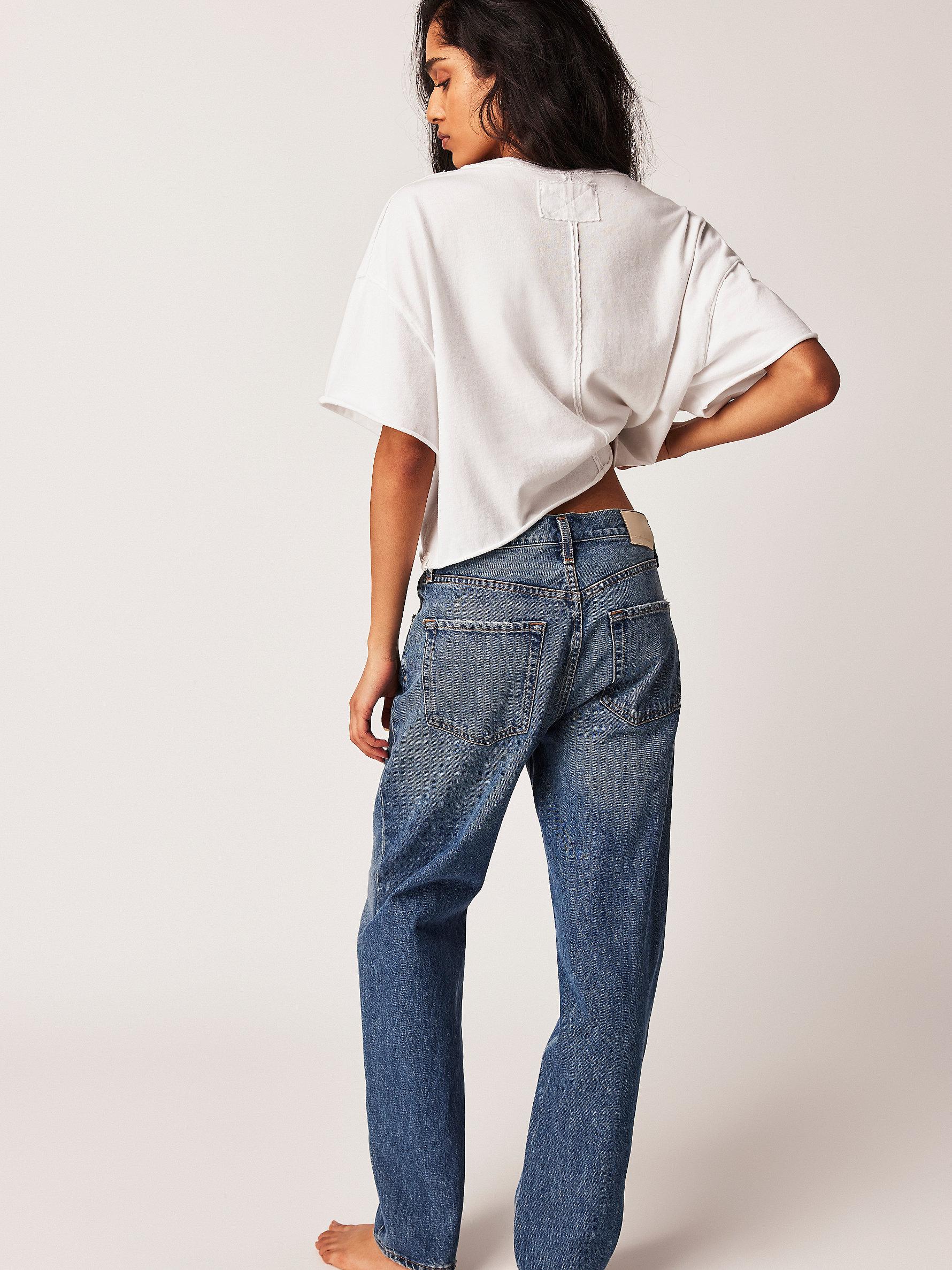 Free People Citizens Of Humanity Devi Low-slung Baggy Tapered Jeans in Blue  | Lyst
