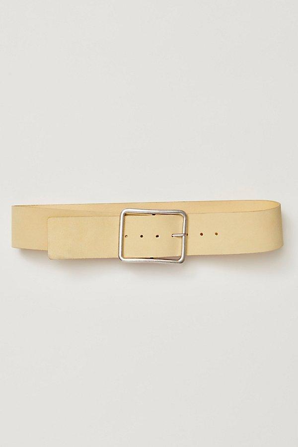 Free People Suede Hex Hip Belt in Natural | Lyst