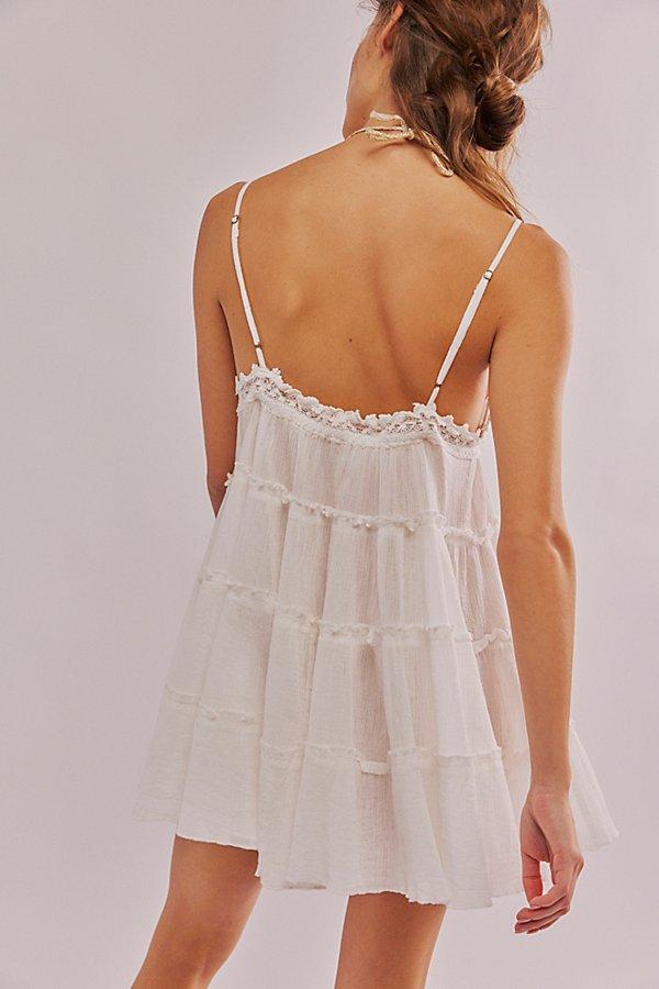 Free People Sunsetter Mini Slip in Natural | Lyst