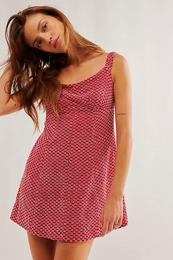 berry kiss mini dress Free People Berry Kiss Mini Dress In Berry Combo - 45% Off