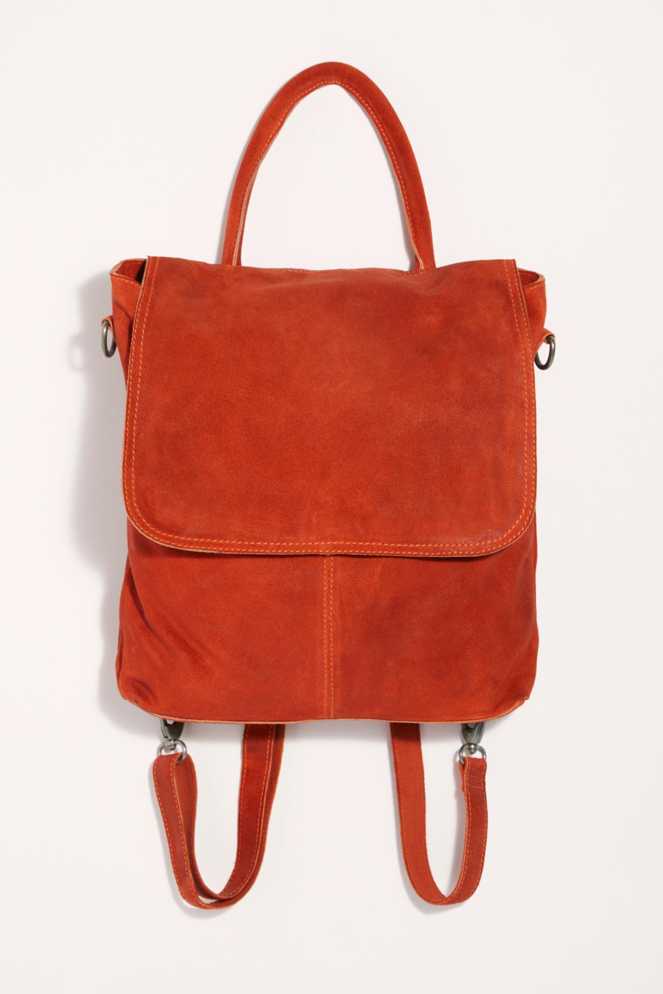 Free People We The Free Paris Convertible Backpack in Red