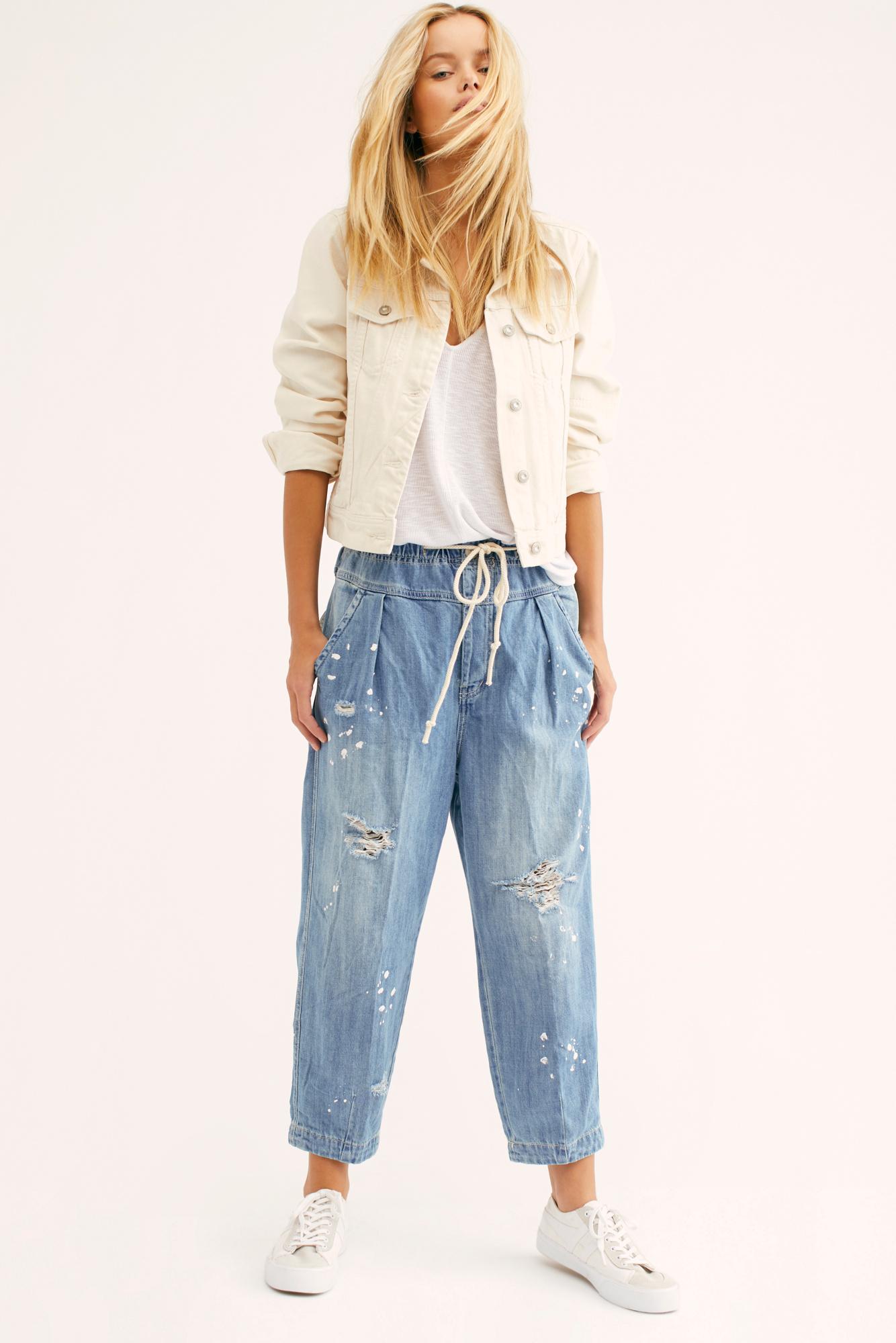 free people utility jeans