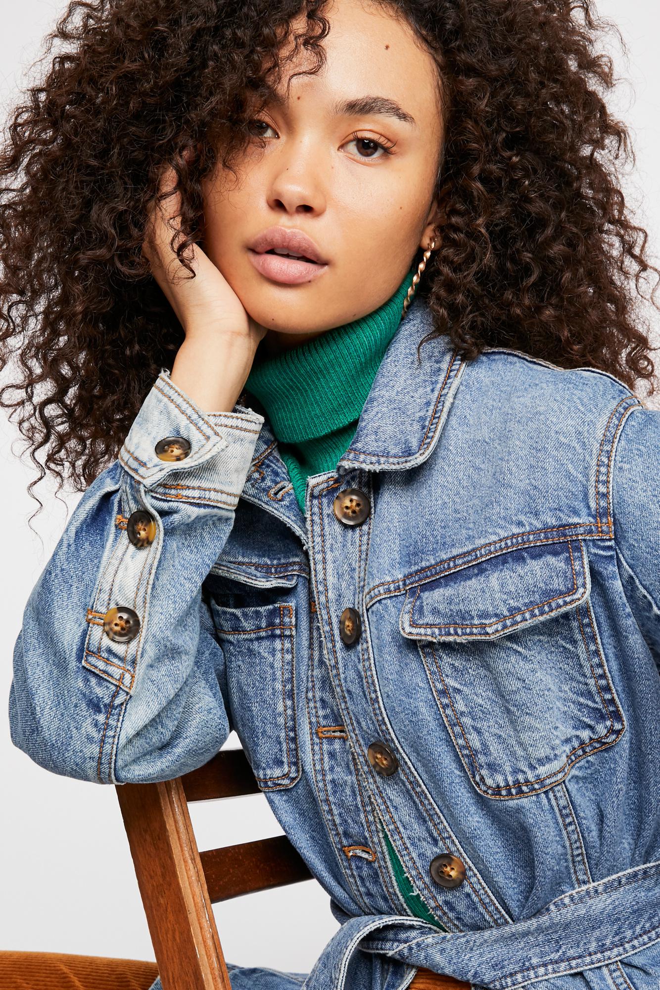 free people heritage denim jacket