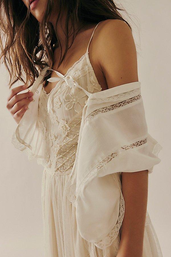 sachin and babi light blue dress ESSE Studios Illi Strapless Drop-Waist Maxi Dress main image 1