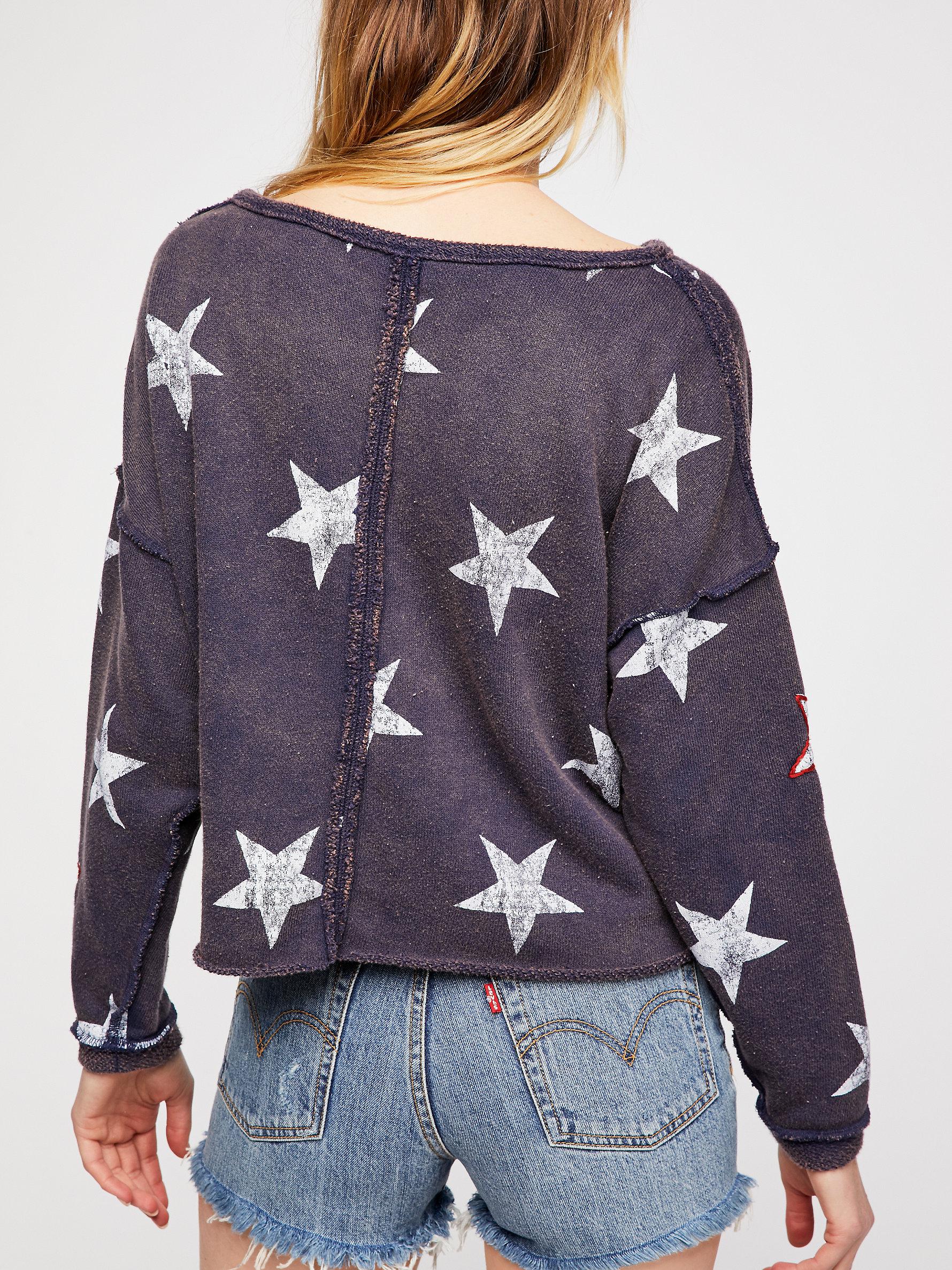 Cotton American Babe Pullover - Lyst