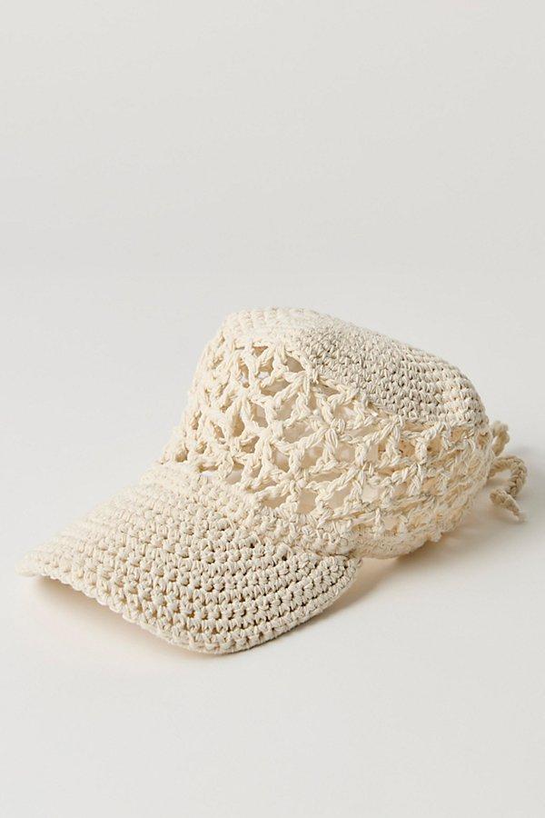 Free People Silvie Crochet Baseball Hat in Natural | Lyst display picture 3
