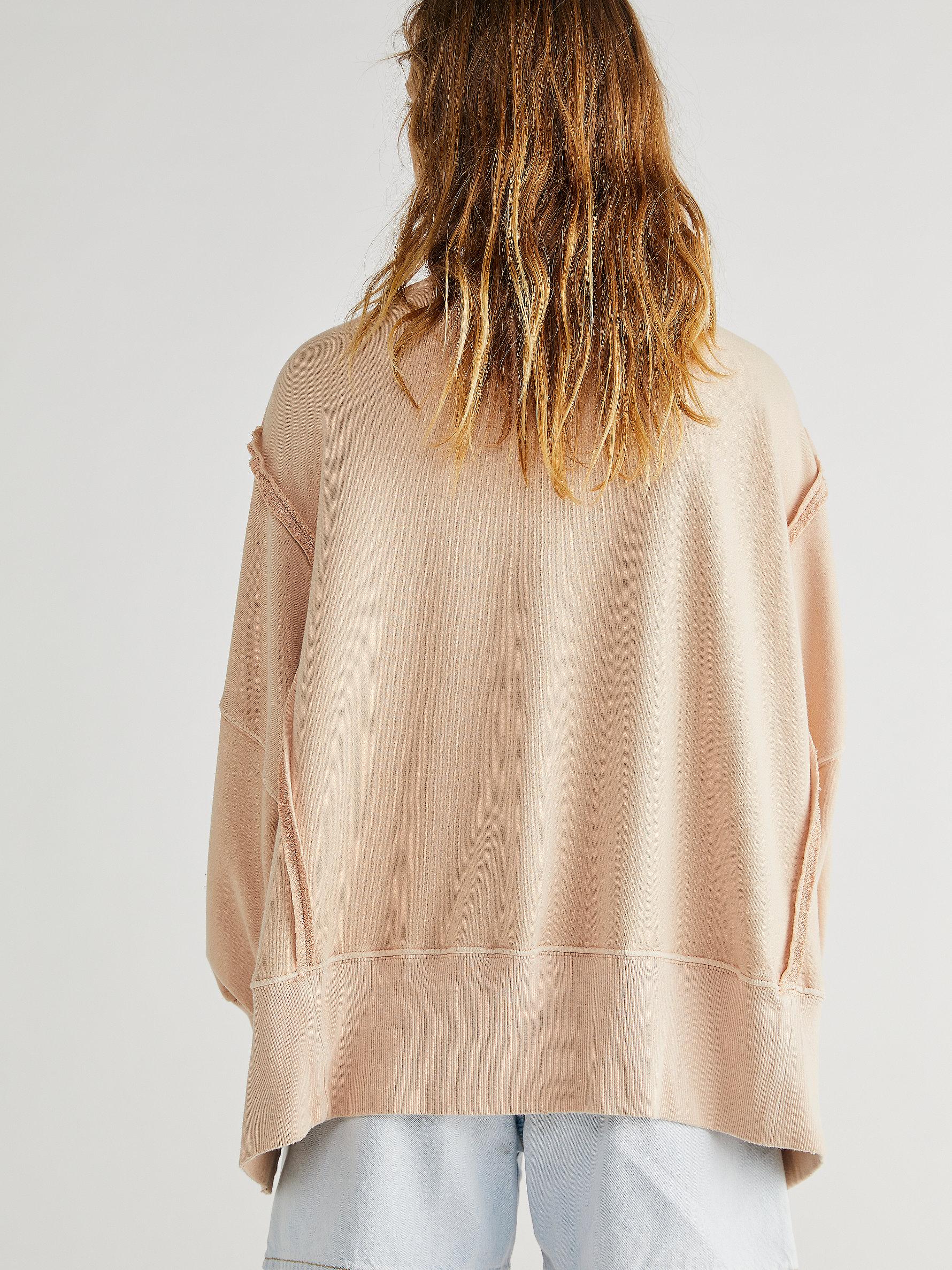 Free People Camden Pullover in Natural 