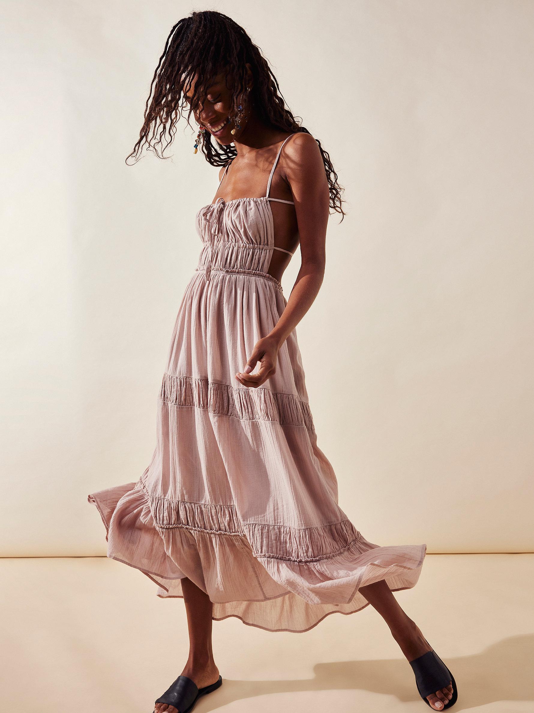 Free People Taking Sides Maxi in Pink Lyst