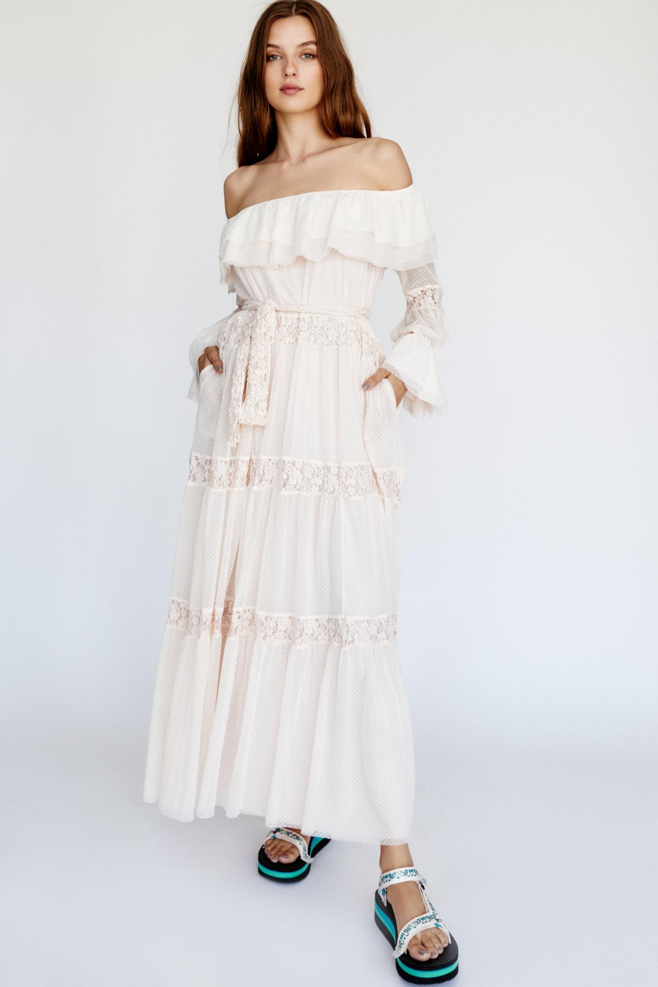 Free People Lace Dylan's Debut Dress in 