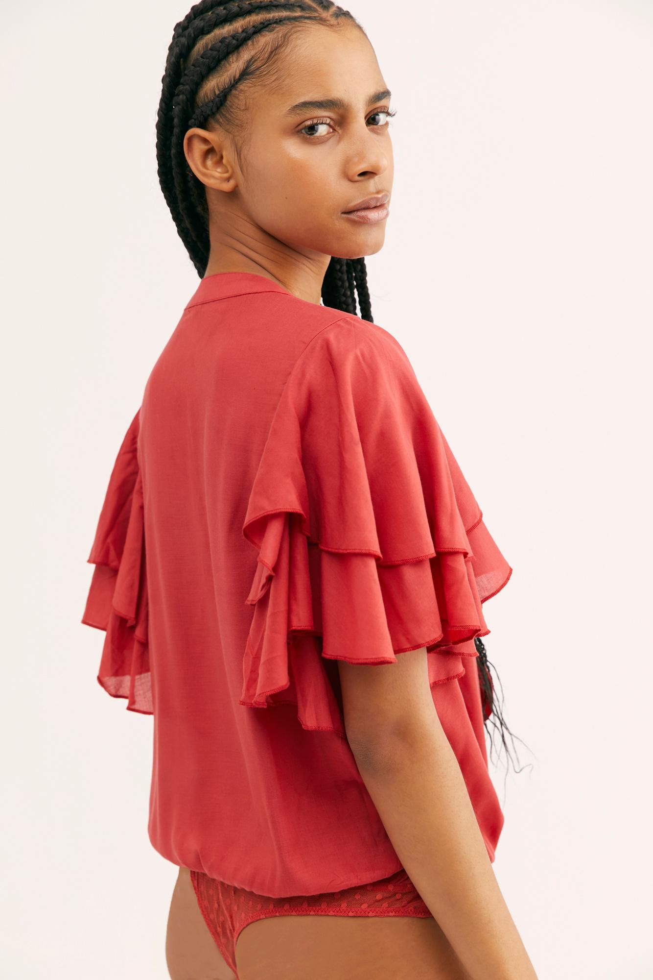 free people call me later bodysuit
