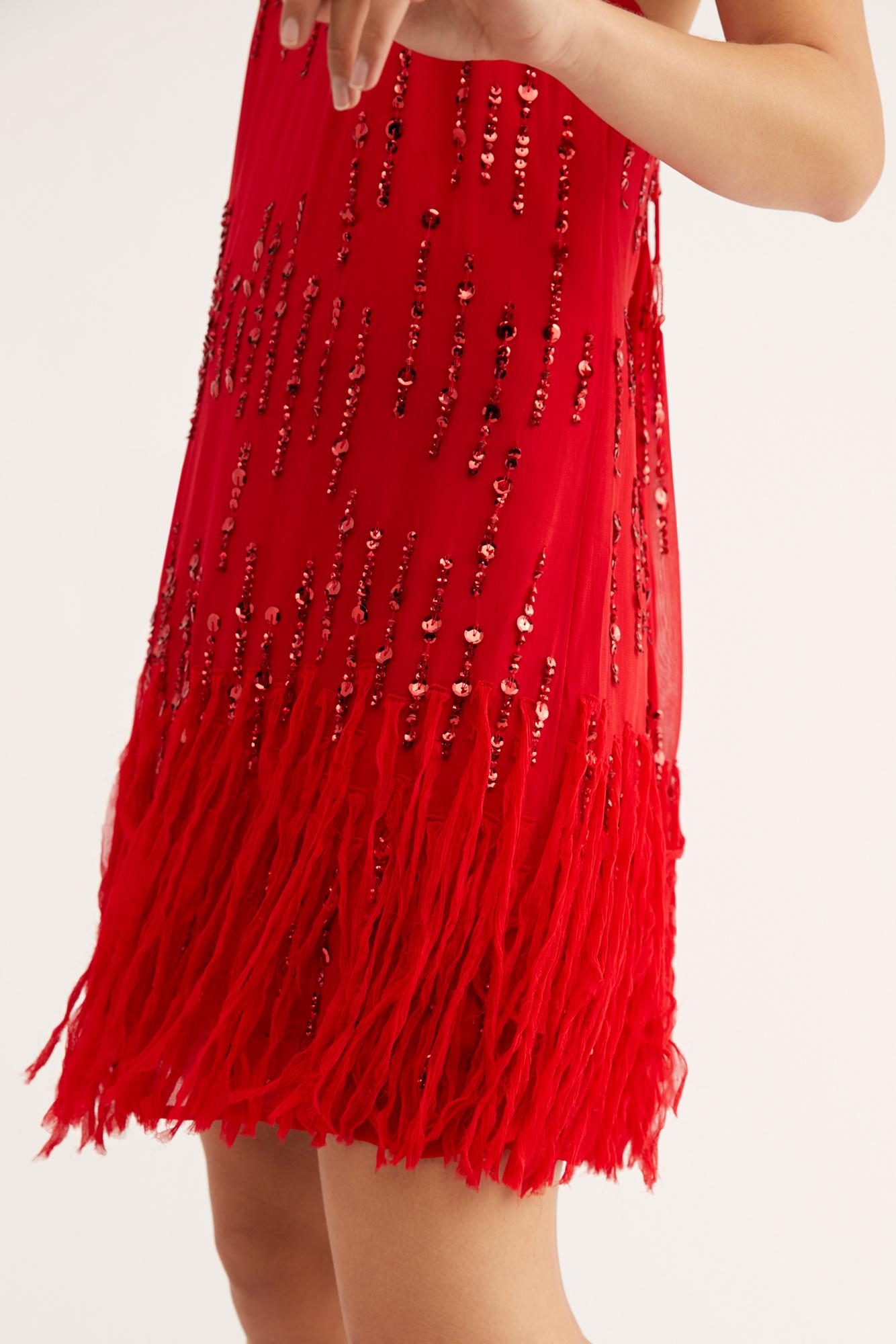 free people crystal clear mini dress