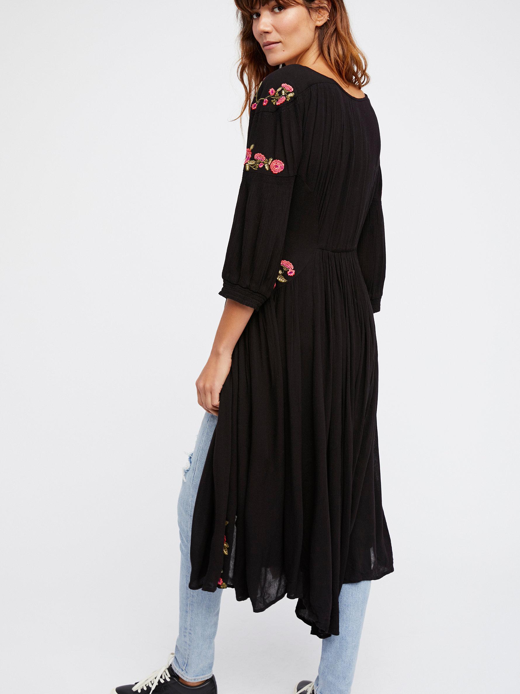 free people day glow midi dress