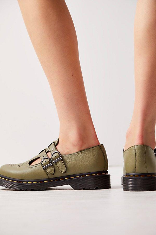Chaussures ASGI Mary Jane Cuir Daim Olive Taille 6 - Occasion Excellent état
