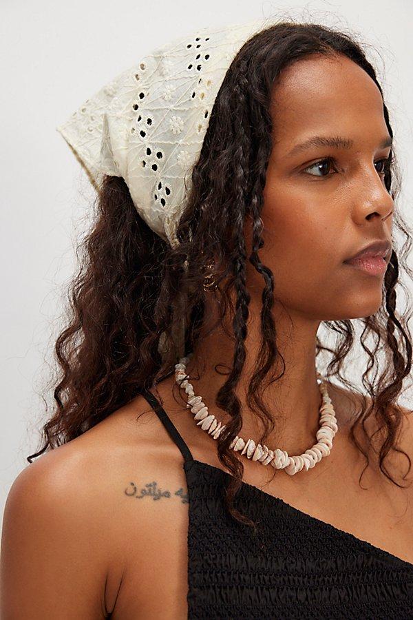 Free People Claro Eyelet Hair Scarf in Green | Lyst display picture 2
