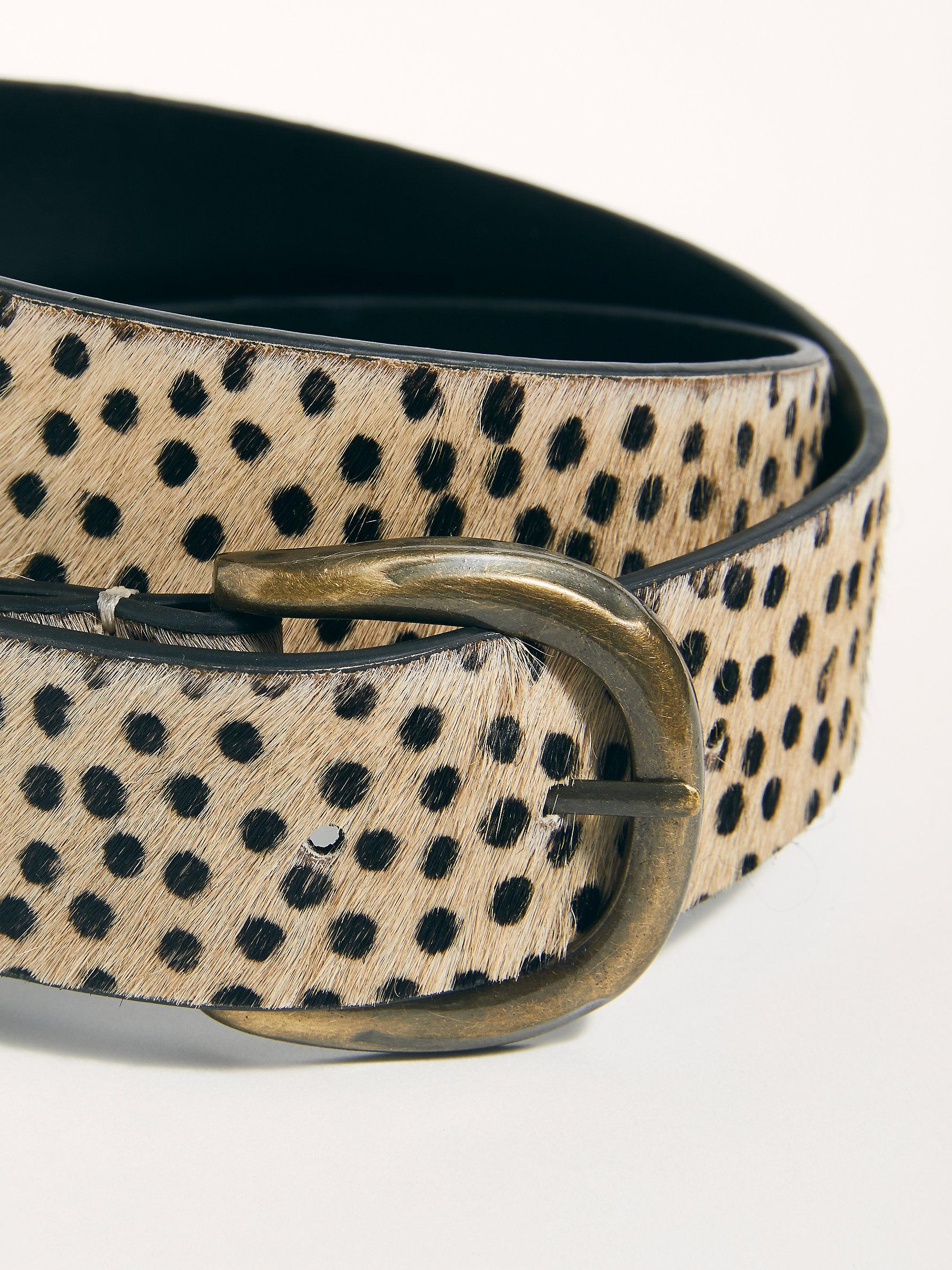Free people leopard belt Clearance
