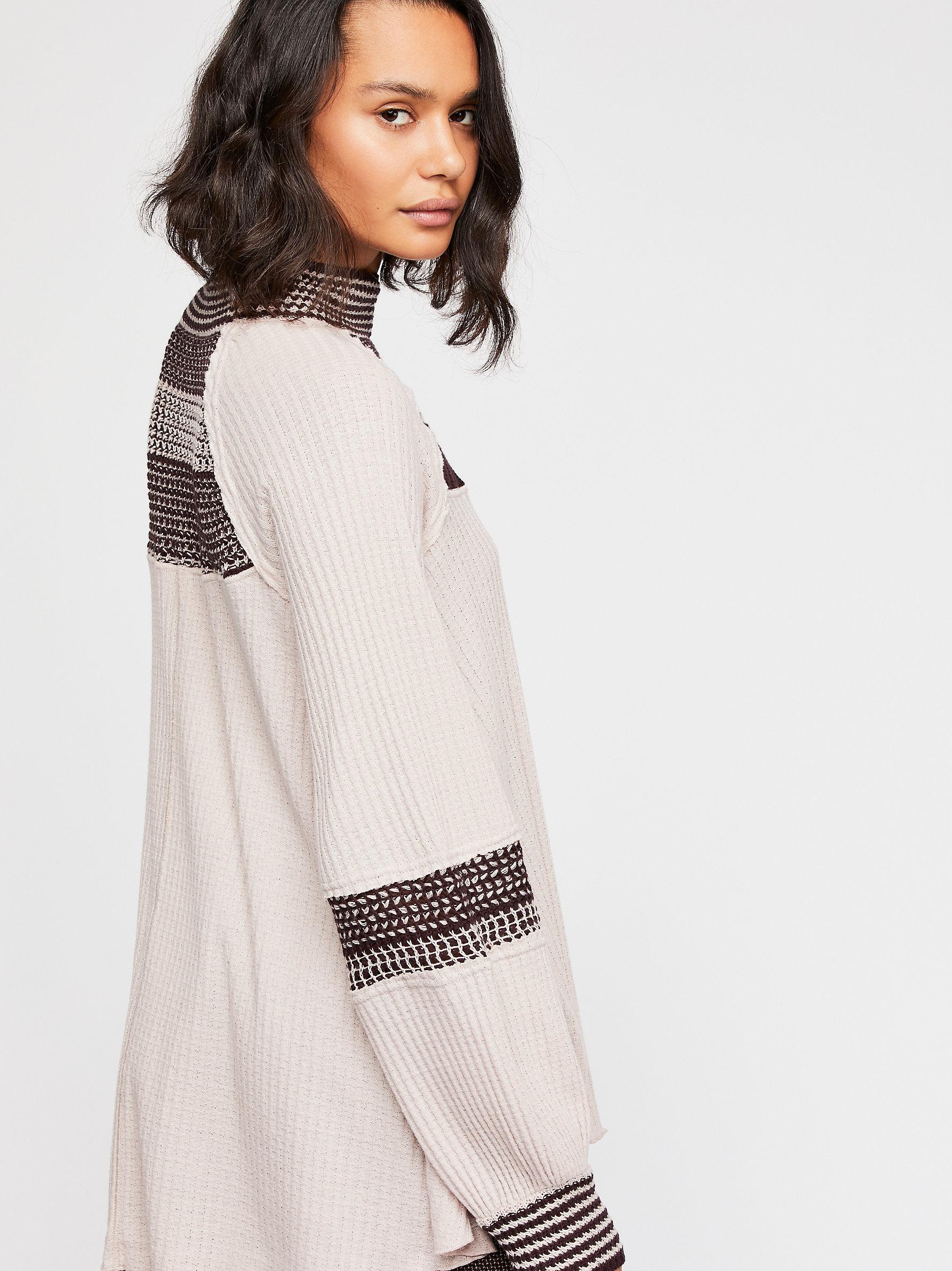 free people snow day turtleneck thermal top