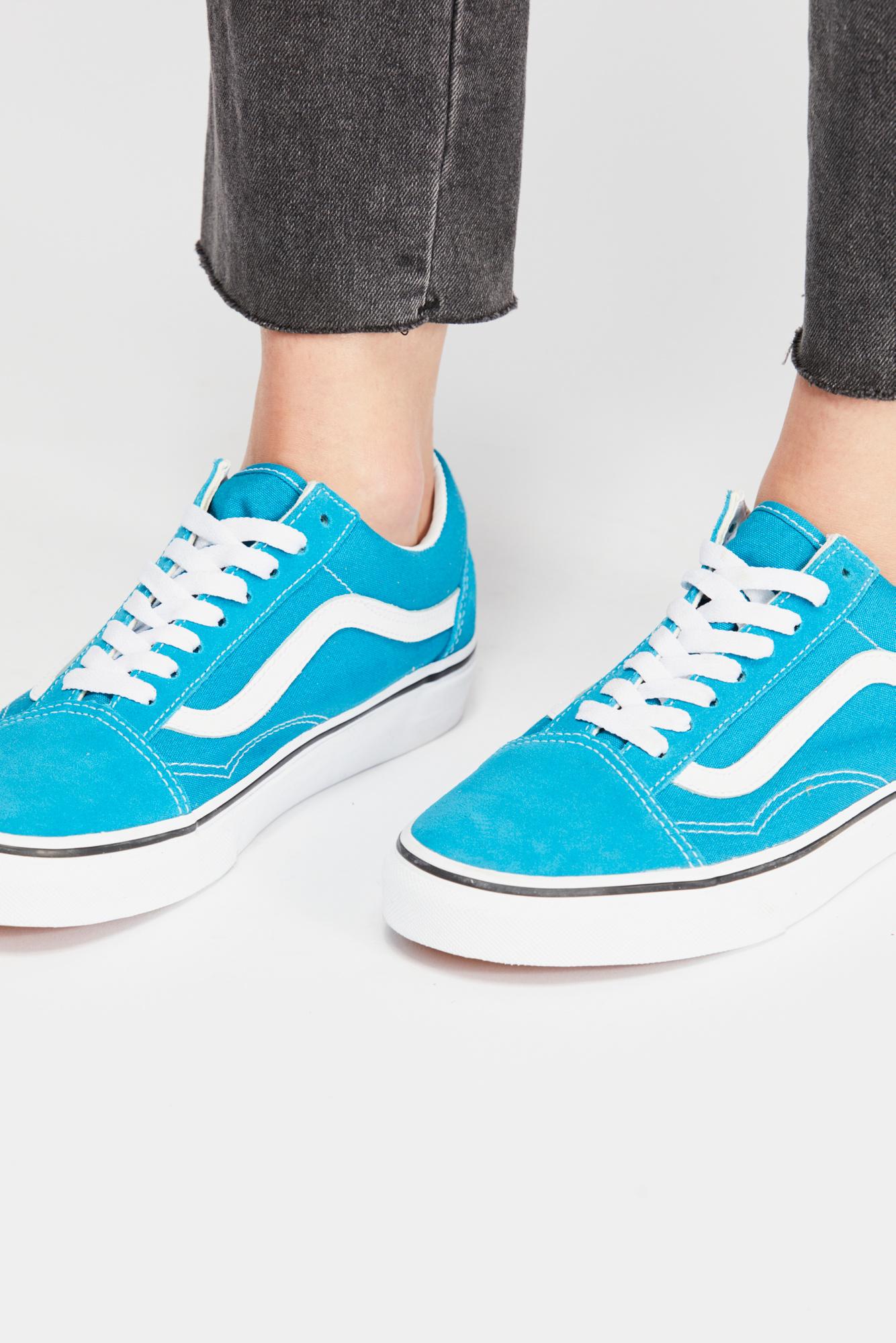vans old skool enamel blue
